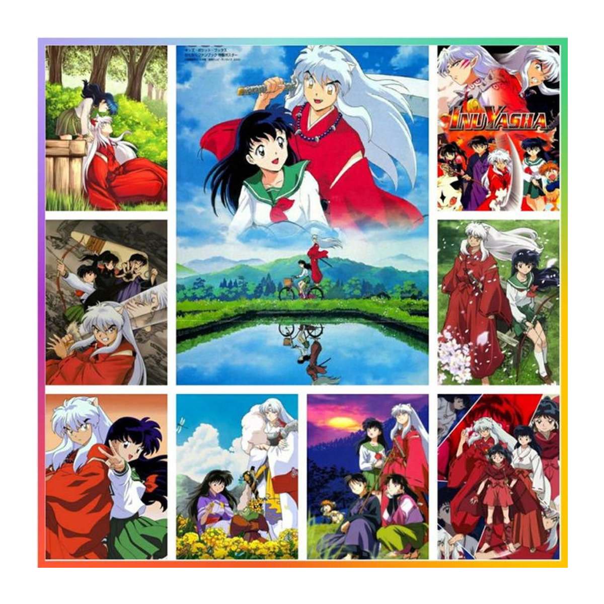 KAYOU Inuyasha 5D DIY Diamantmalerei Mosaik Stickerei Set für Kinder in Mehrfarbig - Bild 1