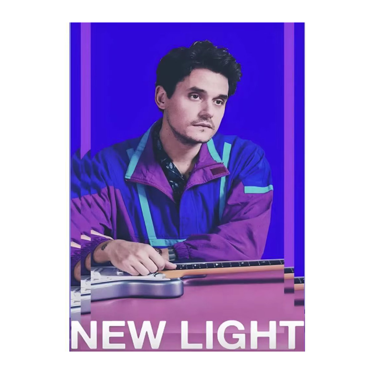 Kayou John Mayer Rockmusik-Poster, mehrfarbiger selbstklebender Wandaufkleber aus wasserfestem Papier, rechteckig - Bild 6