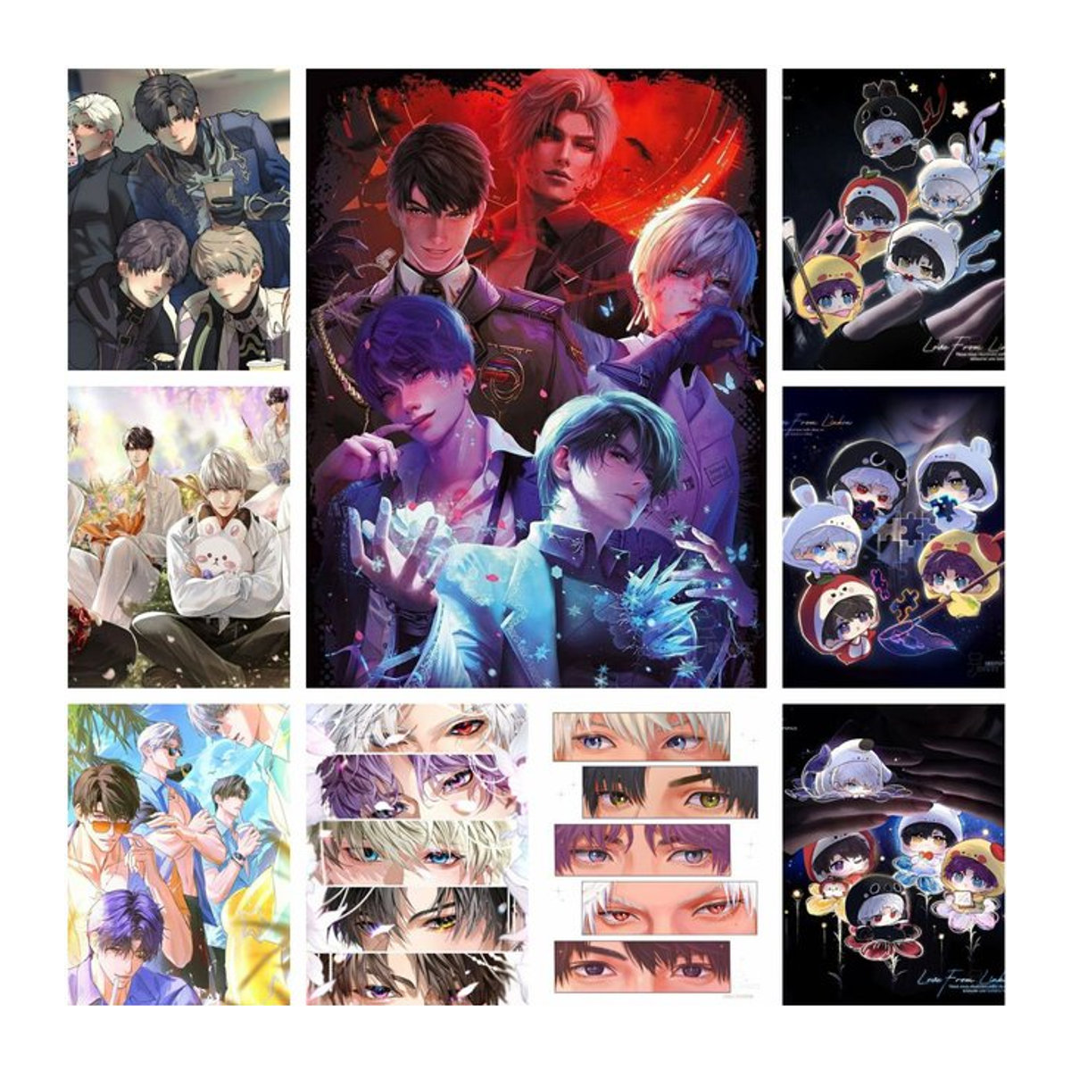 Kayou Love and Deep Space Diamantmalerei Set für Erwachsene, mehrfarbig, rund - Bild 1