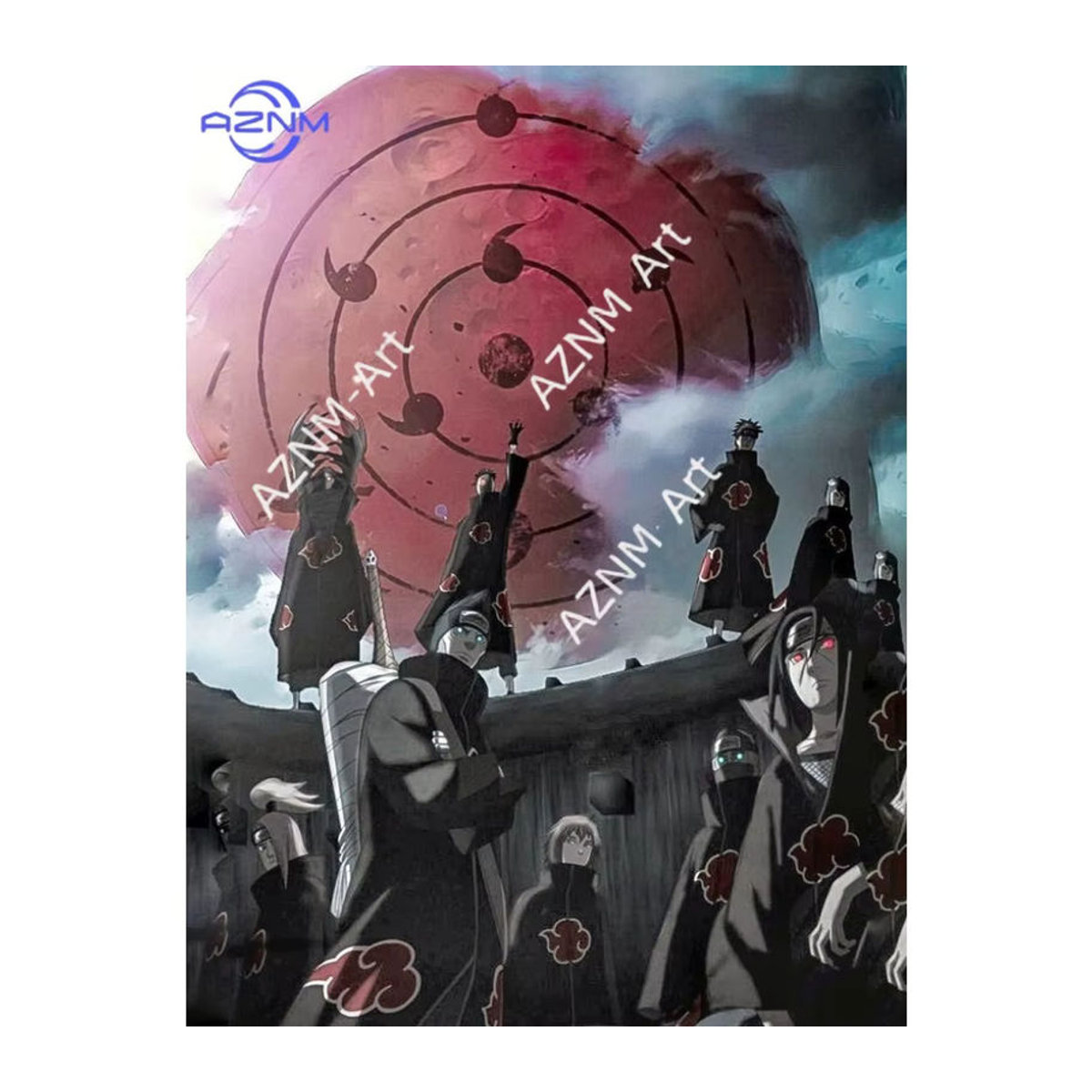 KAYOU Naruto Anime Wandkunst-Poster Porträt in Mehrfarbig für Wohnzimmer und Schlafzimmer - Bild 2