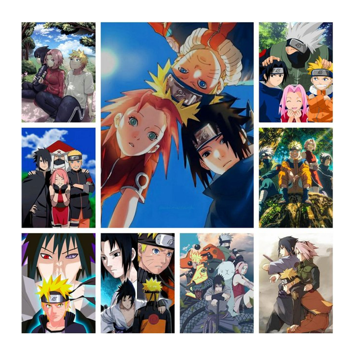 Kayou Naruto Shippuden Klasse Sieben Diamantmalerei Mosaik Set als mehrfarbige Cartoon Kunst für Kinder - Bild 1