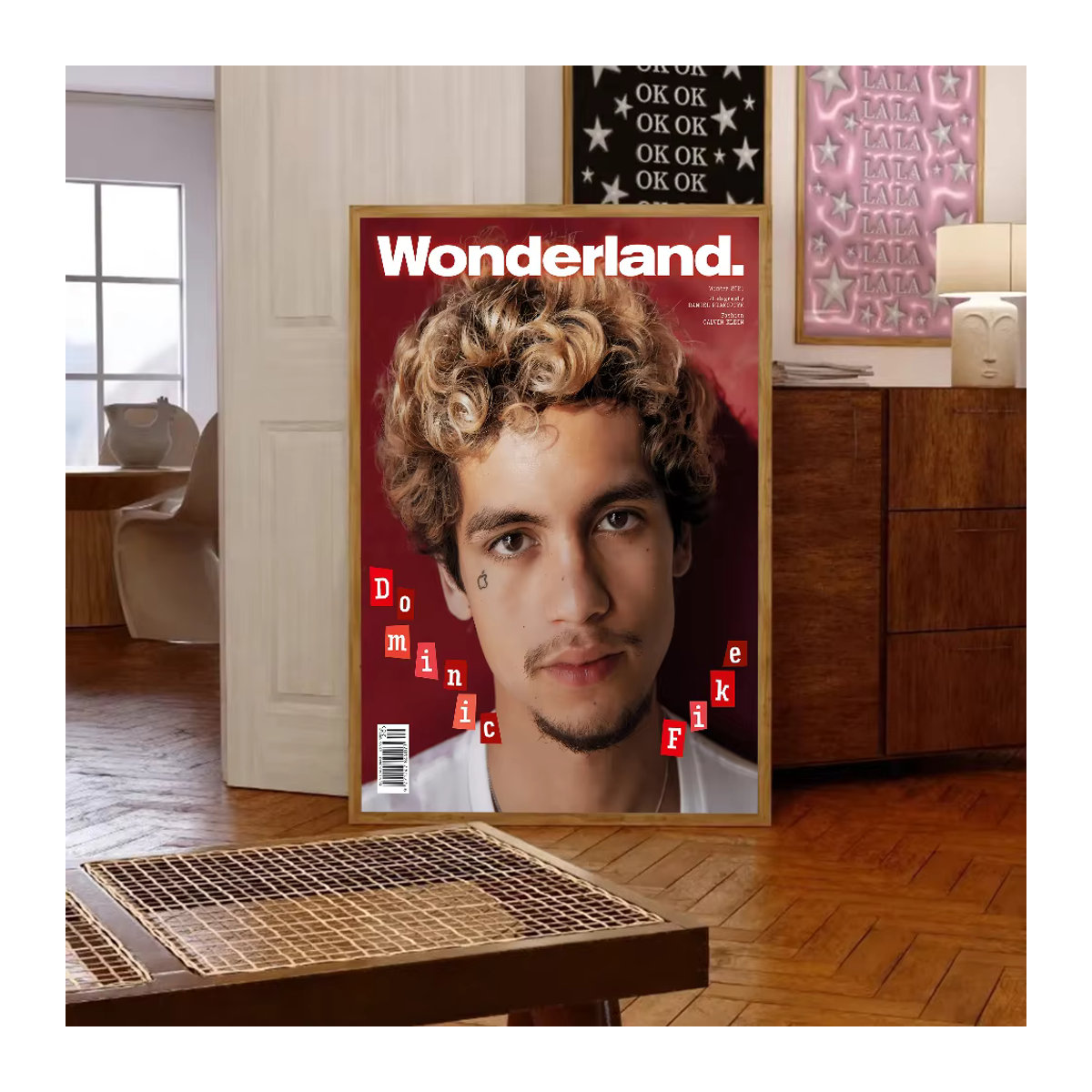 Kayou Poster D-Dominic F-Fike Selbstklebender Wasserfester Papieraufkleber für Wanddekoration in Mehrfarbig - Bild 6