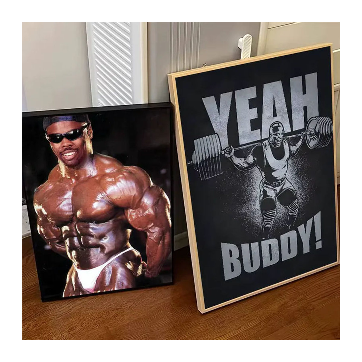 Kayou Ronnie Coleman Mr O-Olympia Poster, selbstklebender und wasserfester Kunstdruckaufkleber aus Papier, mehrfarbig, rechteckig - Bild 4