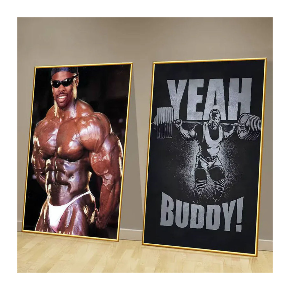 Kayou Ronnie Coleman Mr O-Olympia Poster, selbstklebender und wasserfester Kunstdruckaufkleber aus Papier, mehrfarbig, rechteckig - Bild 5
