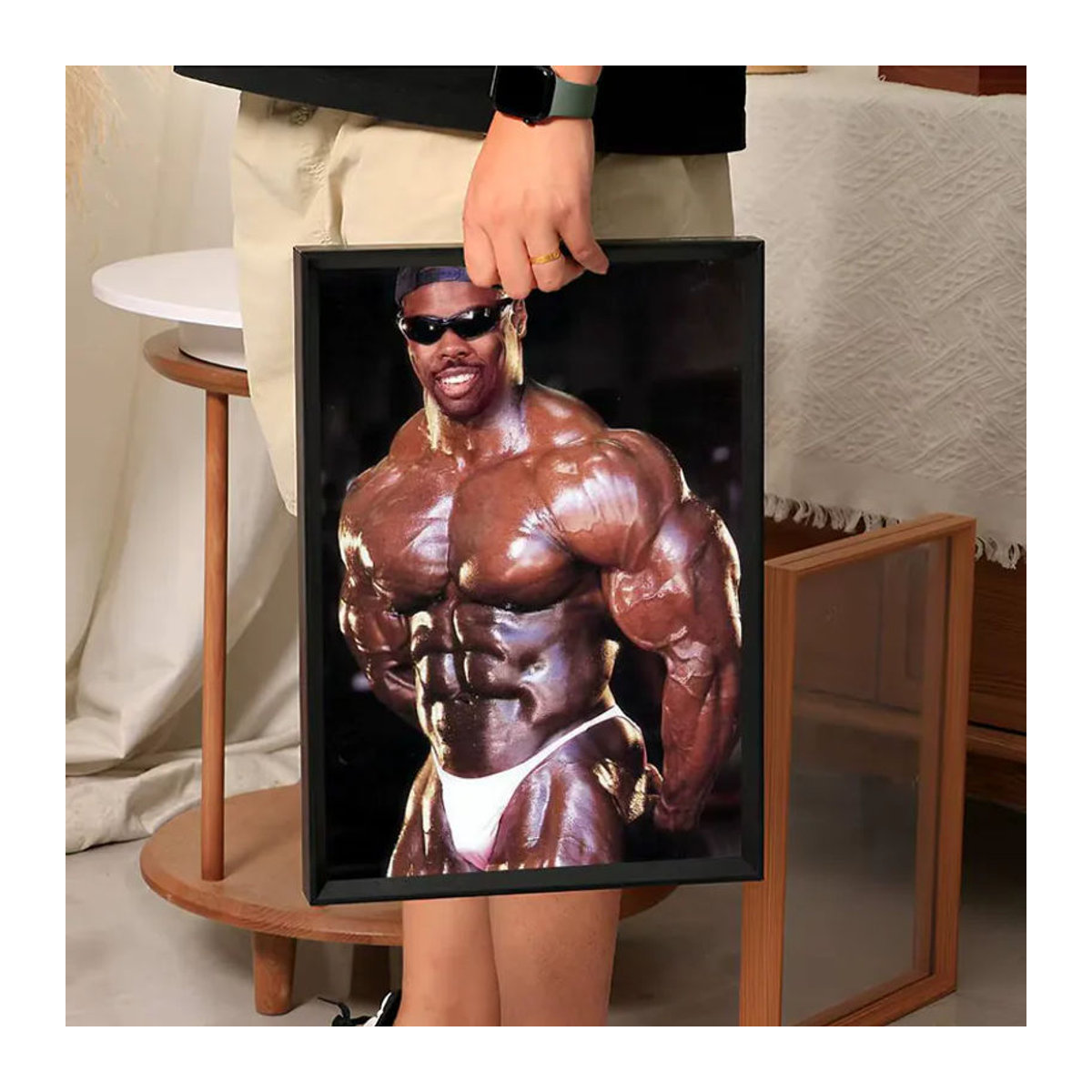 Kayou Ronnie Coleman Mr O-Olympia Poster, selbstklebender und wasserfester Kunstdruckaufkleber aus Papier, mehrfarbig, rechteckig - Bild 6