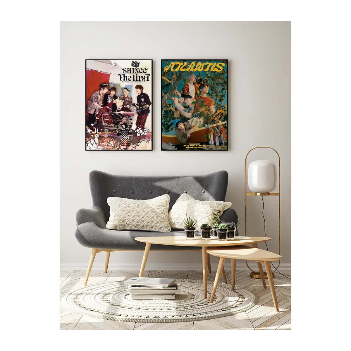 Kayou SHINee Kpop Poster Selbstklebender Wandaufkleber aus wasserfestem Papier, mehrfarbig - Bild 6