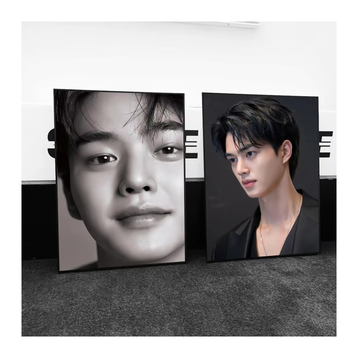 Kayou Song Kang KPOP Anime Poster, wasserfeste selbstklebende Wanddekoration aus Papier, mehrfarbig, rechteckig - Bild 3