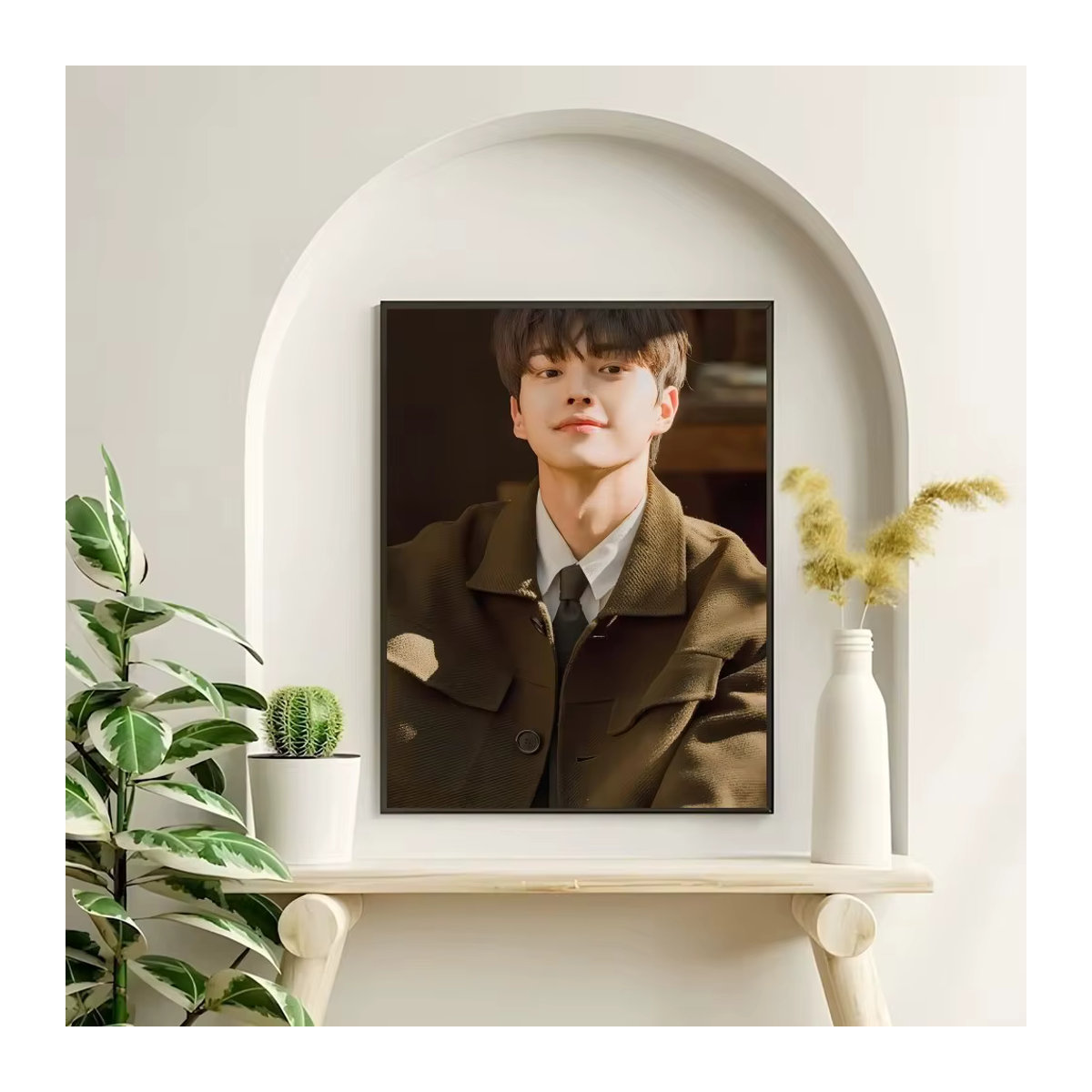 Kayou Song Kang KPOP Anime Poster, wasserfeste selbstklebende Wanddekoration aus Papier, mehrfarbig, rechteckig - Bild 5