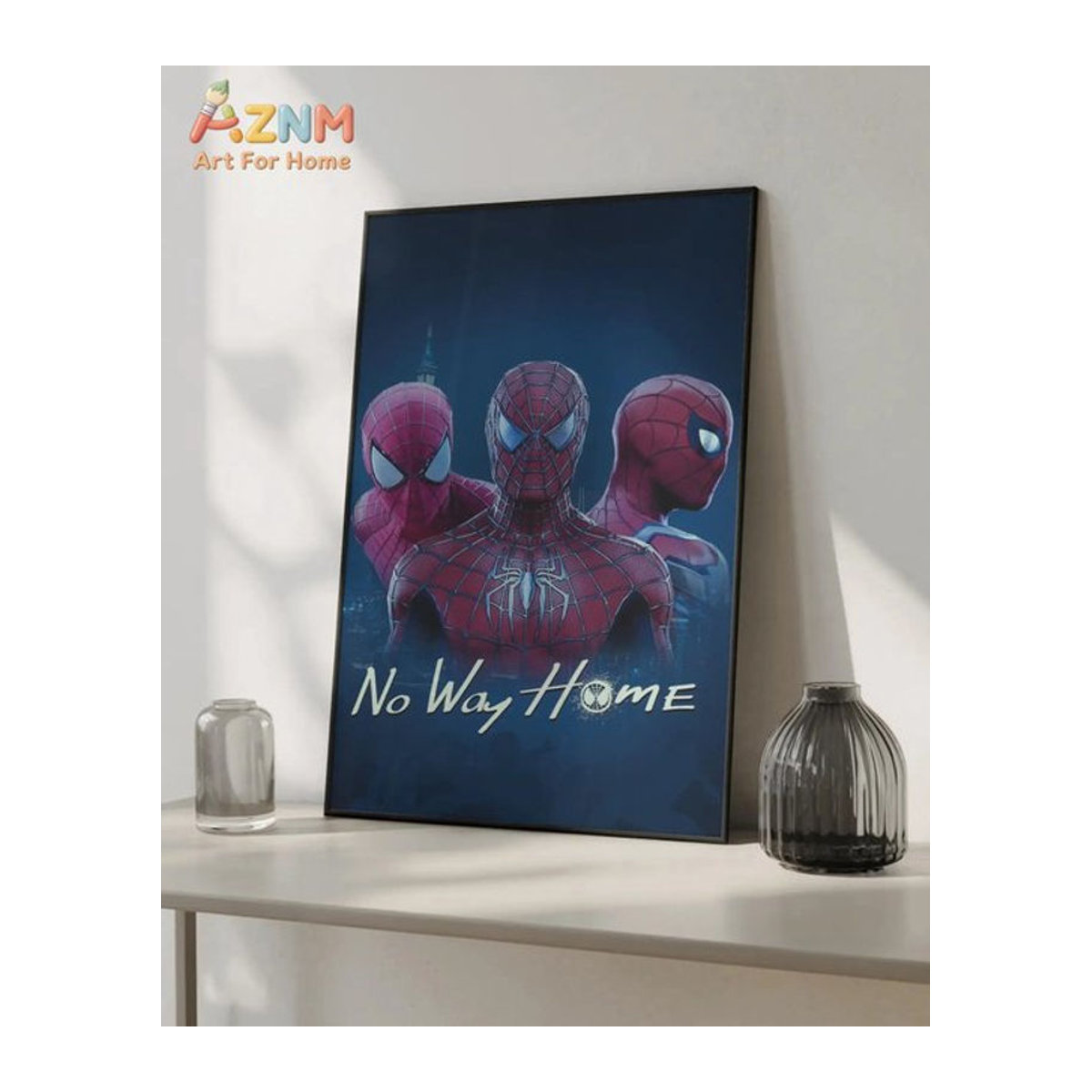 KAYOU Spider-Man: No Way Home Poster, Mehrfarbiges Superhelden Wandbild aus Papier, Rechteckiges Porträt im Hochformat, Rahmenlos - Bild 1