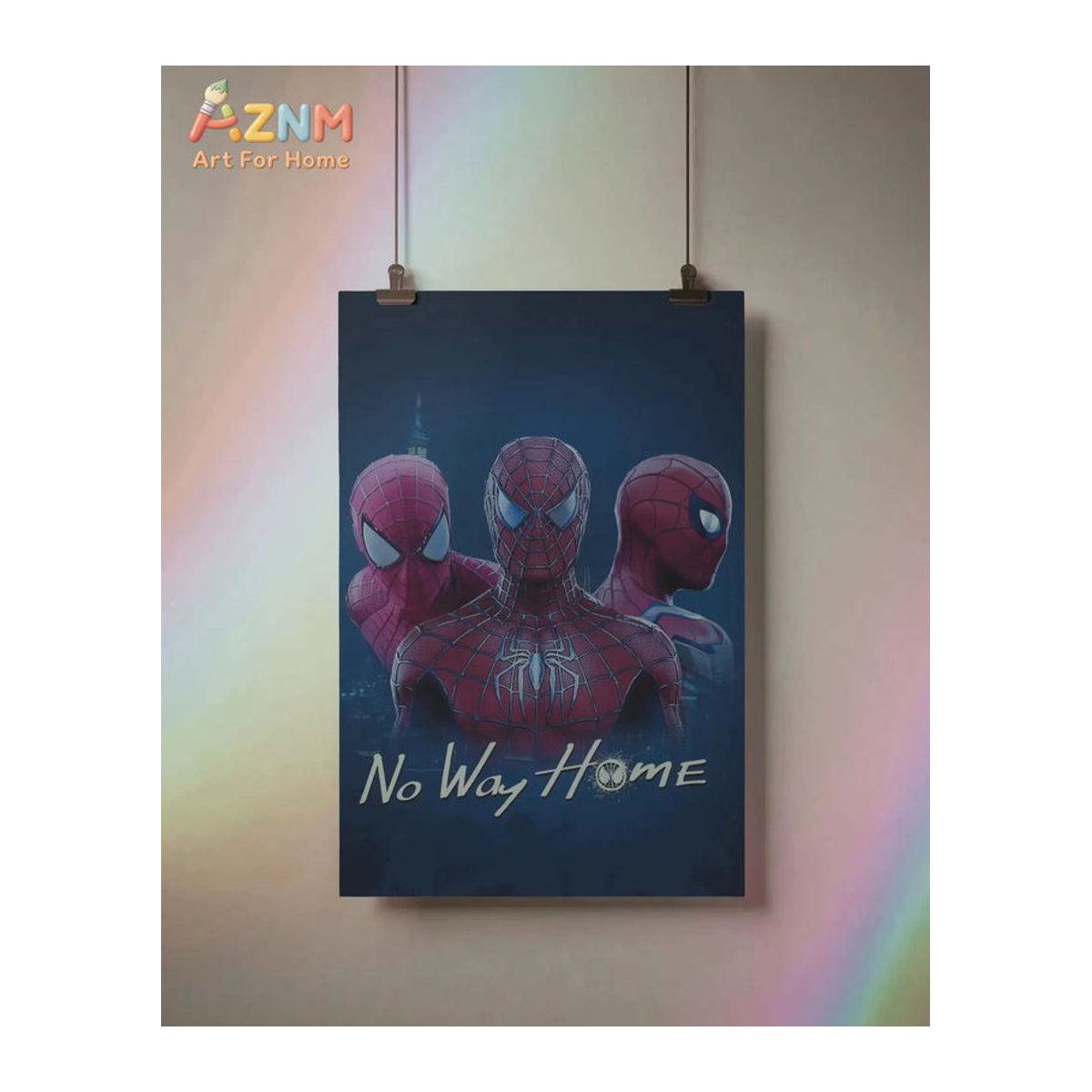 KAYOU Spider-Man: No Way Home Poster, Mehrfarbiges Superhelden Wandbild aus Papier, Rechteckiges Porträt im Hochformat, Rahmenlos - Bild 4