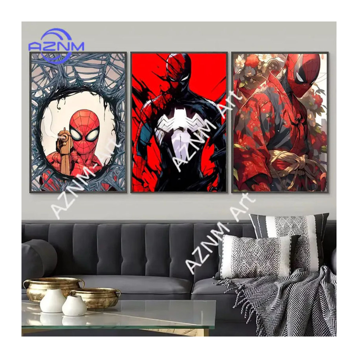 KAYOU Spiderman Marvel Superhelden Poster Mehrfarbig als Papierdruck für deine Wanddekoration - Bild 4