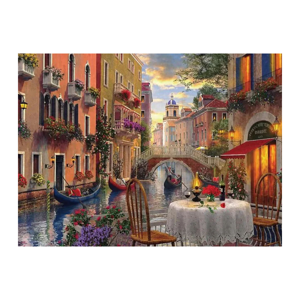 KAYOU Venedig Puzzle aus Papier mit 1000 Teilen in Mehrfarbig - Bild 1