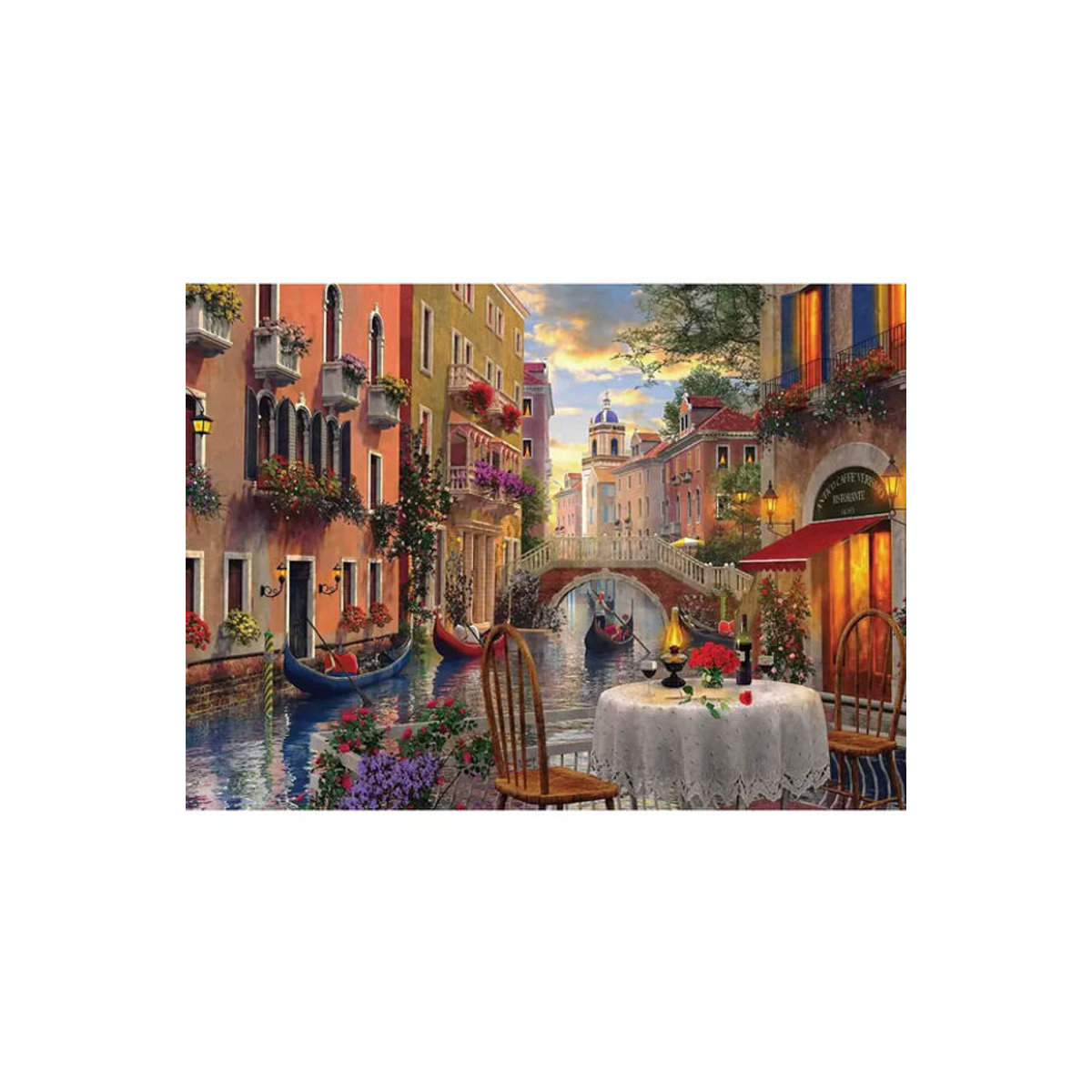 KAYOU Venedig Puzzle aus Papier mit 1000 Teilen in Mehrfarbig - Bild 5