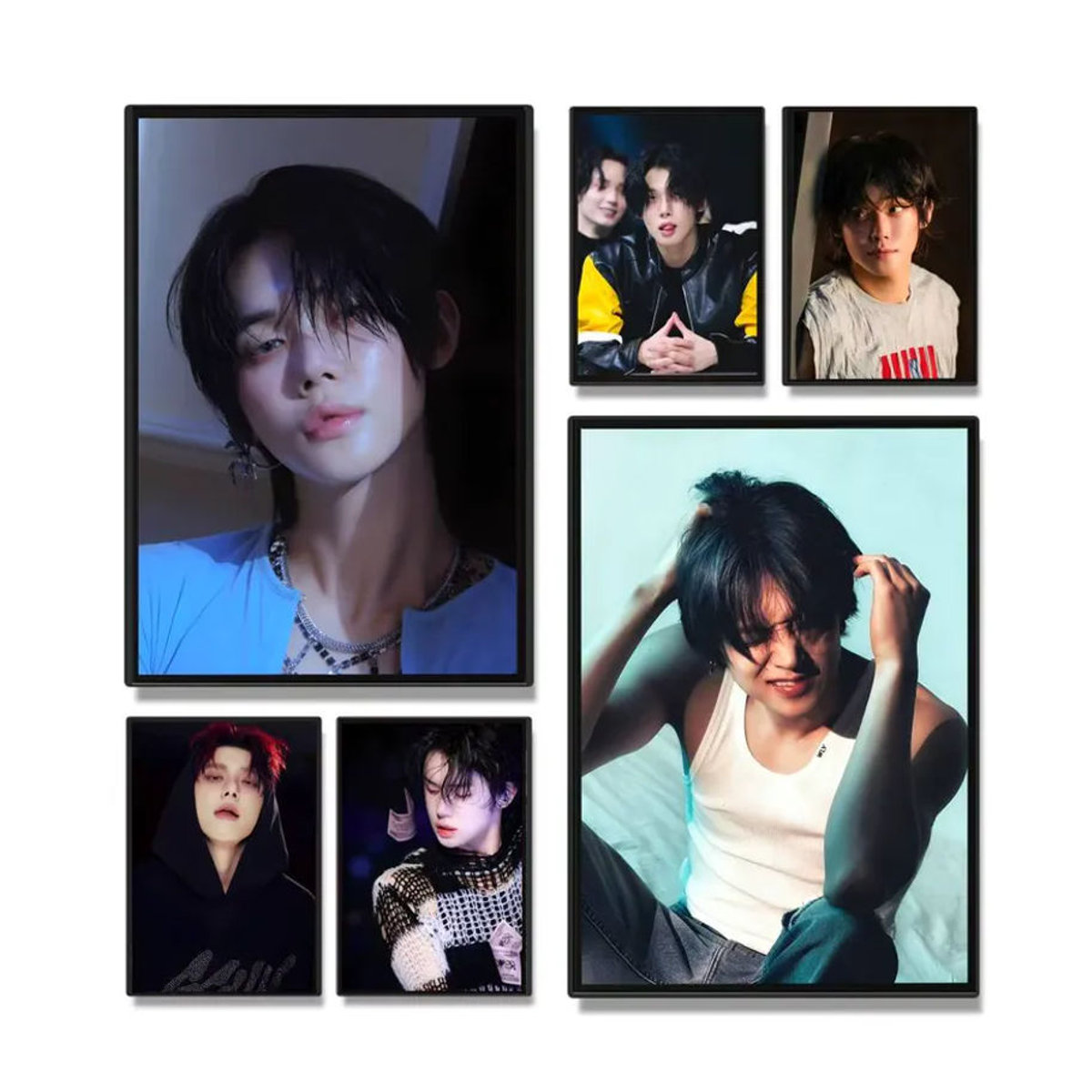 Kayou YEONJUN Kpop-Poster als wasserfester Wandkunst-Aufkleber in Vintage-Optik, mehrfarbig, rechteckig - Bild 2