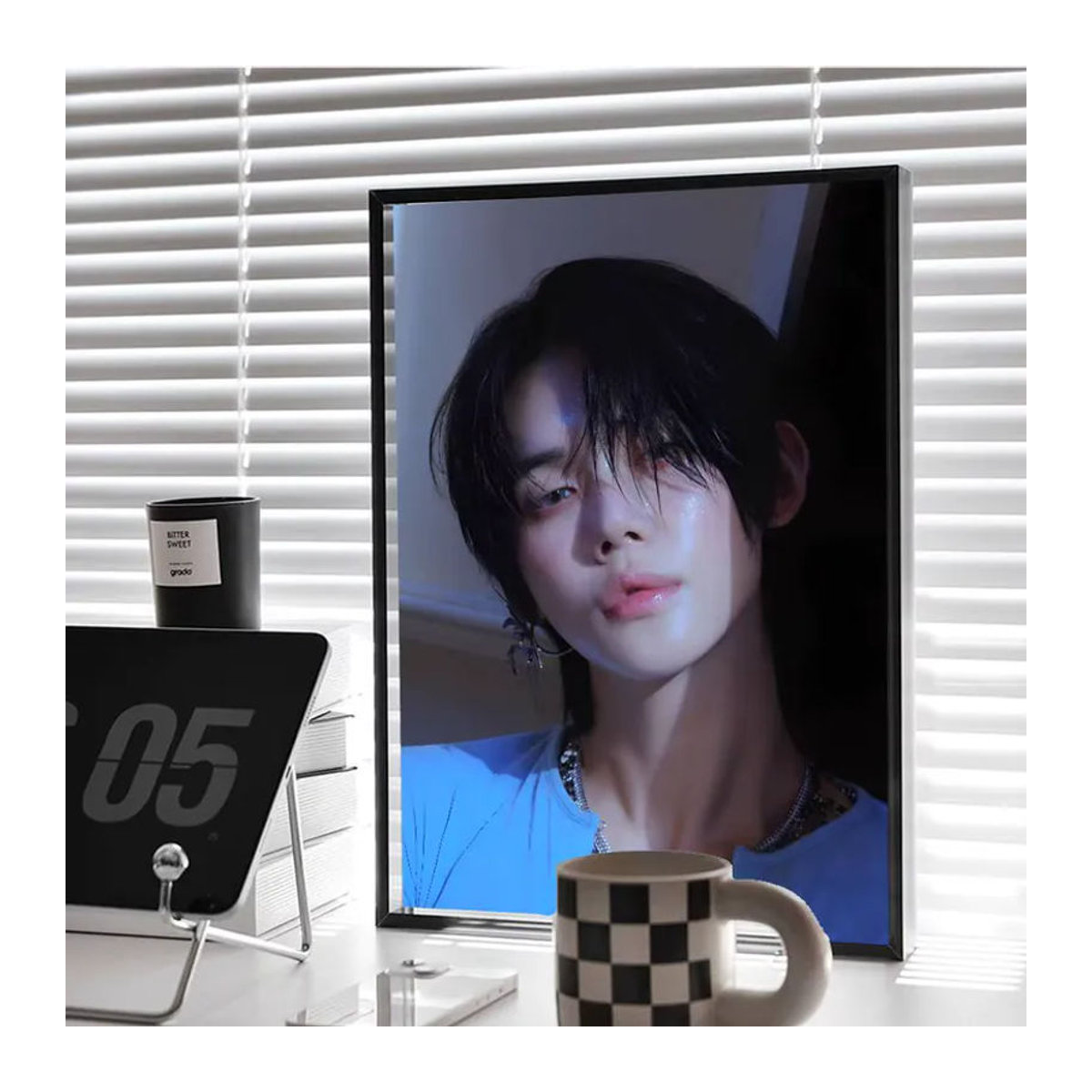 Kayou YEONJUN Kpop-Poster als wasserfester Wandkunst-Aufkleber in Vintage-Optik, mehrfarbig, rechteckig - Bild 3
