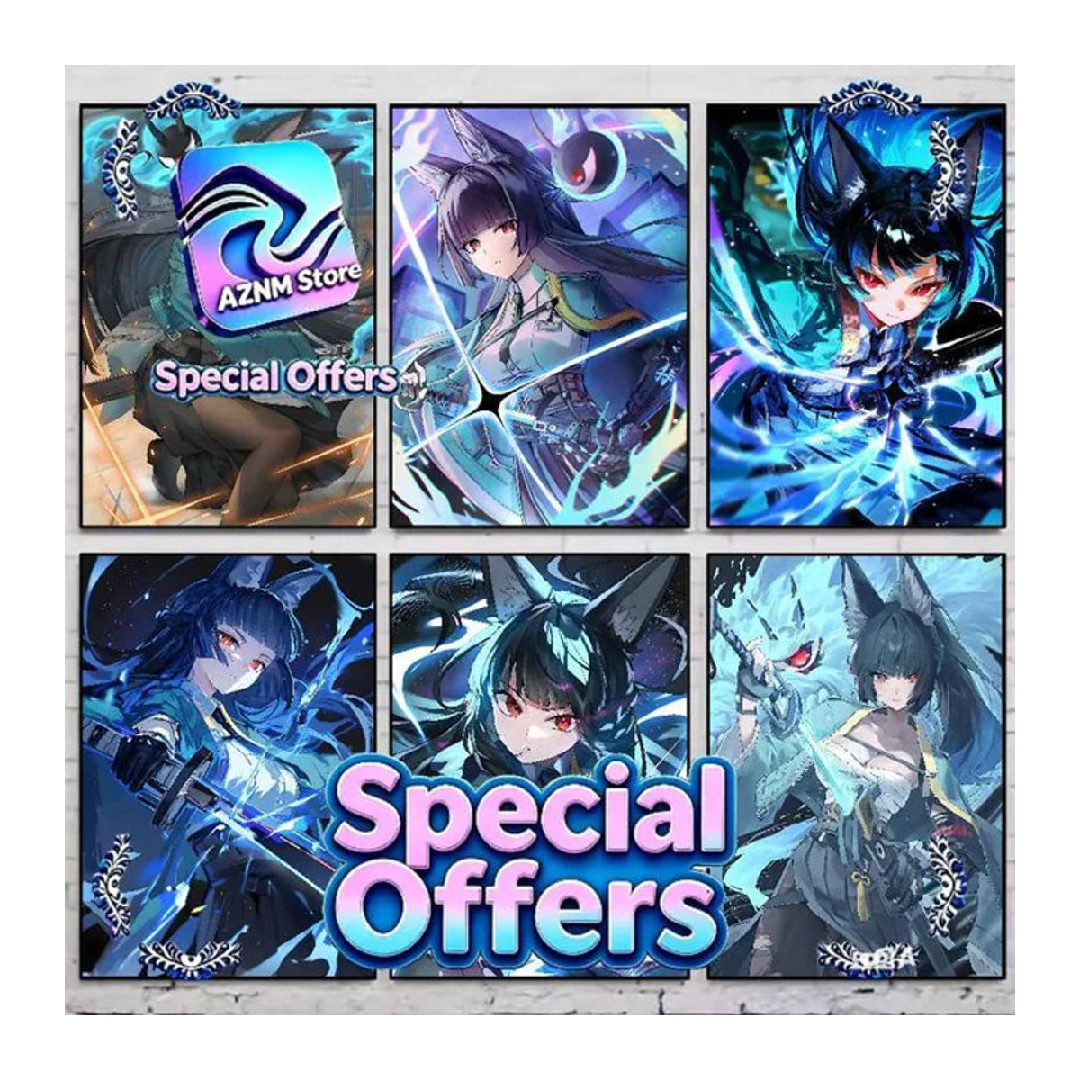 Kayou Zenless Zone Zero Hoshimi Miyabi Wandtattoo Selbstklebender Wandaufkleber Mehrfarbig - Bild 1