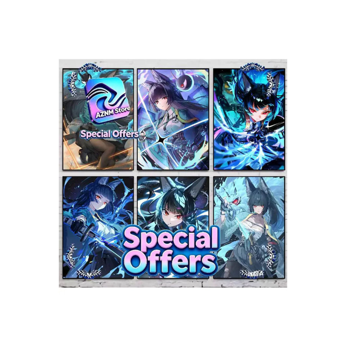 Kayou Zenless Zone Zero Hoshimi Miyabi Wandtattoo Selbstklebender Wandaufkleber Mehrfarbig - Bild 2
