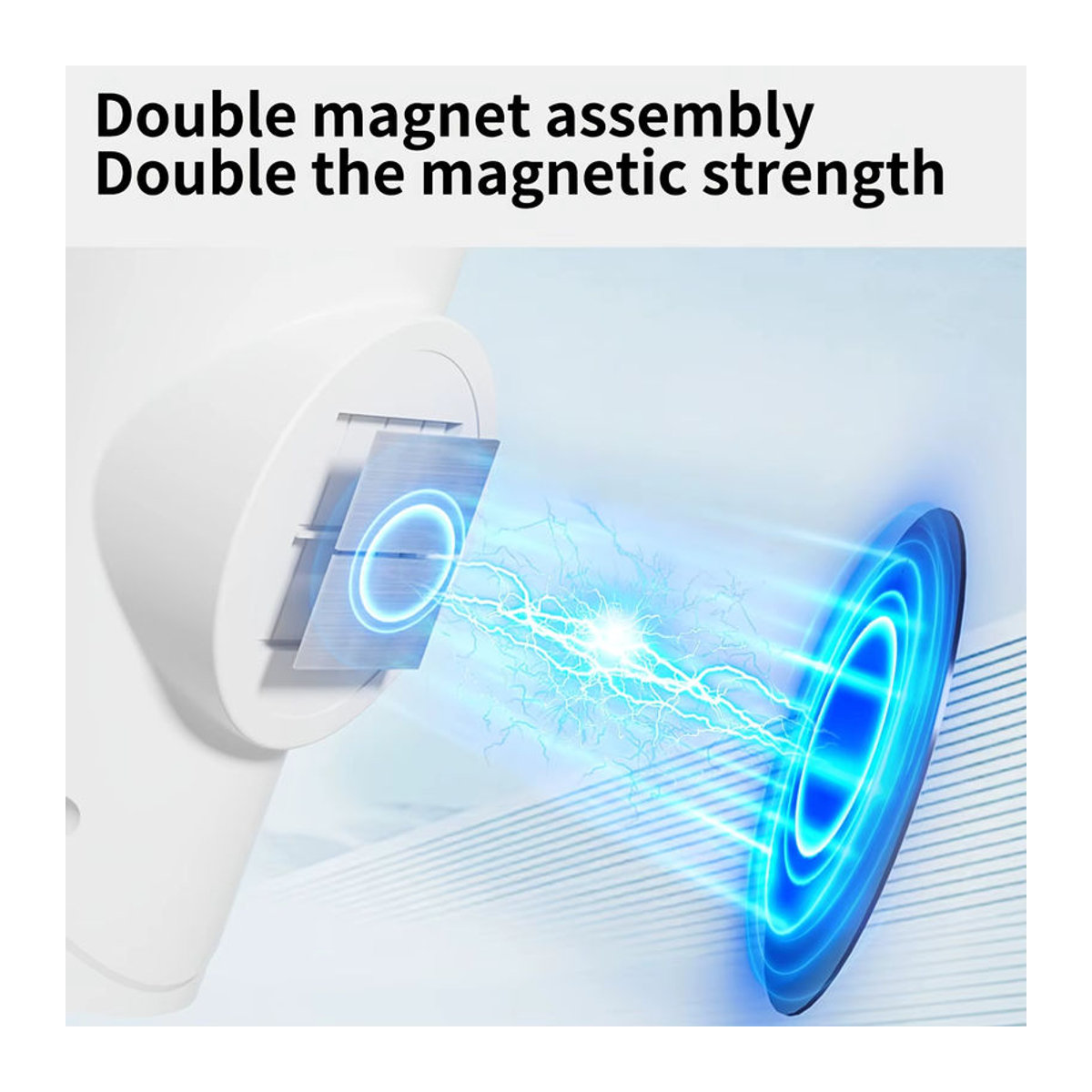 KDULIT Intelligentes Nachtlicht mit Bewegungsmelder und RGB-Farbwechsel, LED-Stimmungslampe mit magnetischer Halterung und Typ-C-Anschluss, Weiß/Bunt - Bild 4