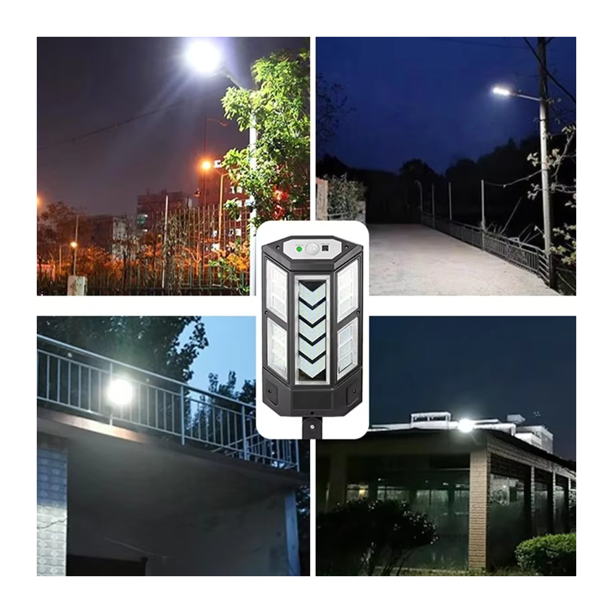 KDULIT Solarleuchte Outdoor mit Bewegungsmelder und 3 Modi, IP65 wasserdicht, Schwarz - Bild 6