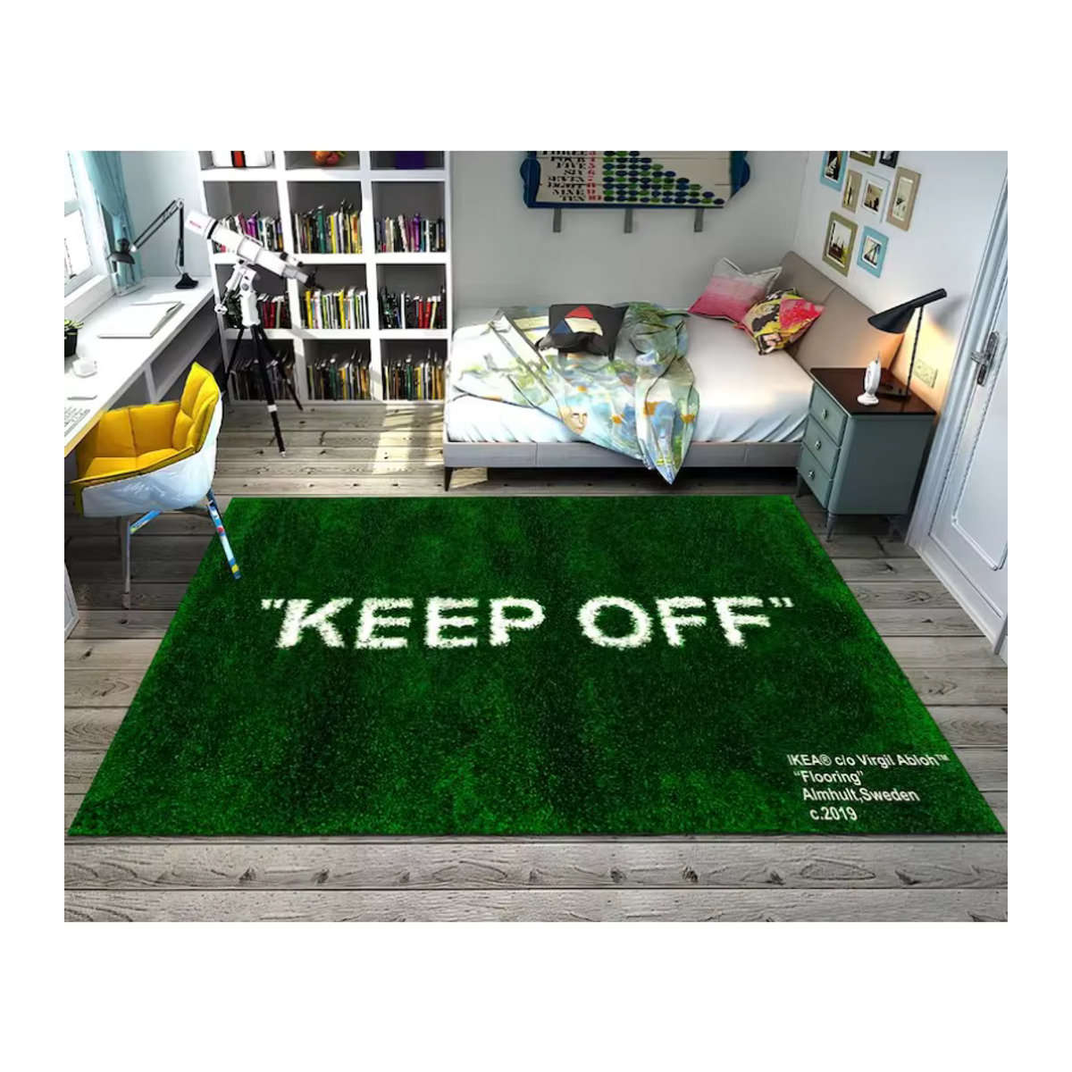 Keep Off Rug Grüner Teppich mit Grasmuster für dein Wohnzimmer - Bild 2