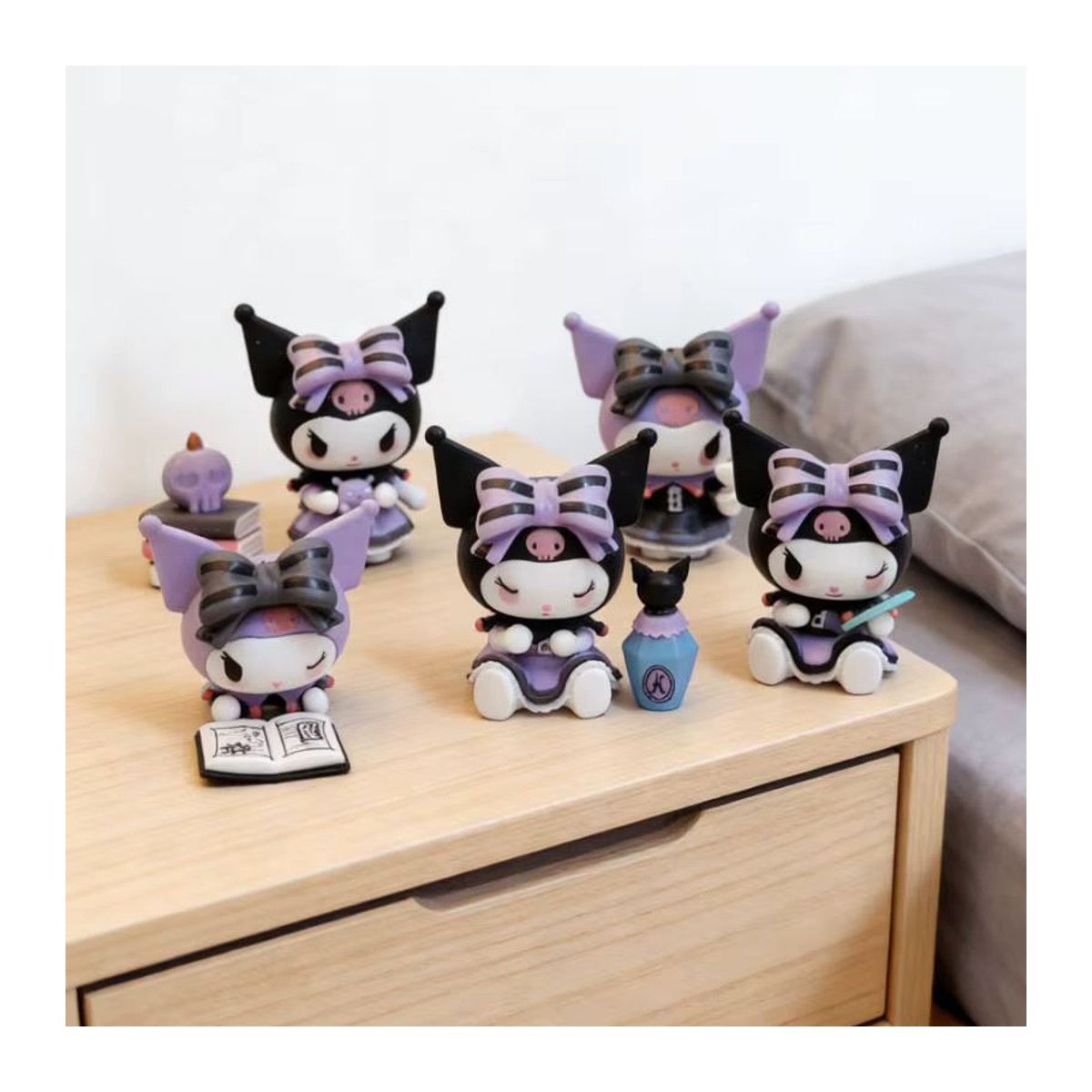 Keeppley Anime-Figur Sanrio Charakter Dekoration aus Kunststoff in Lila - Bild 2