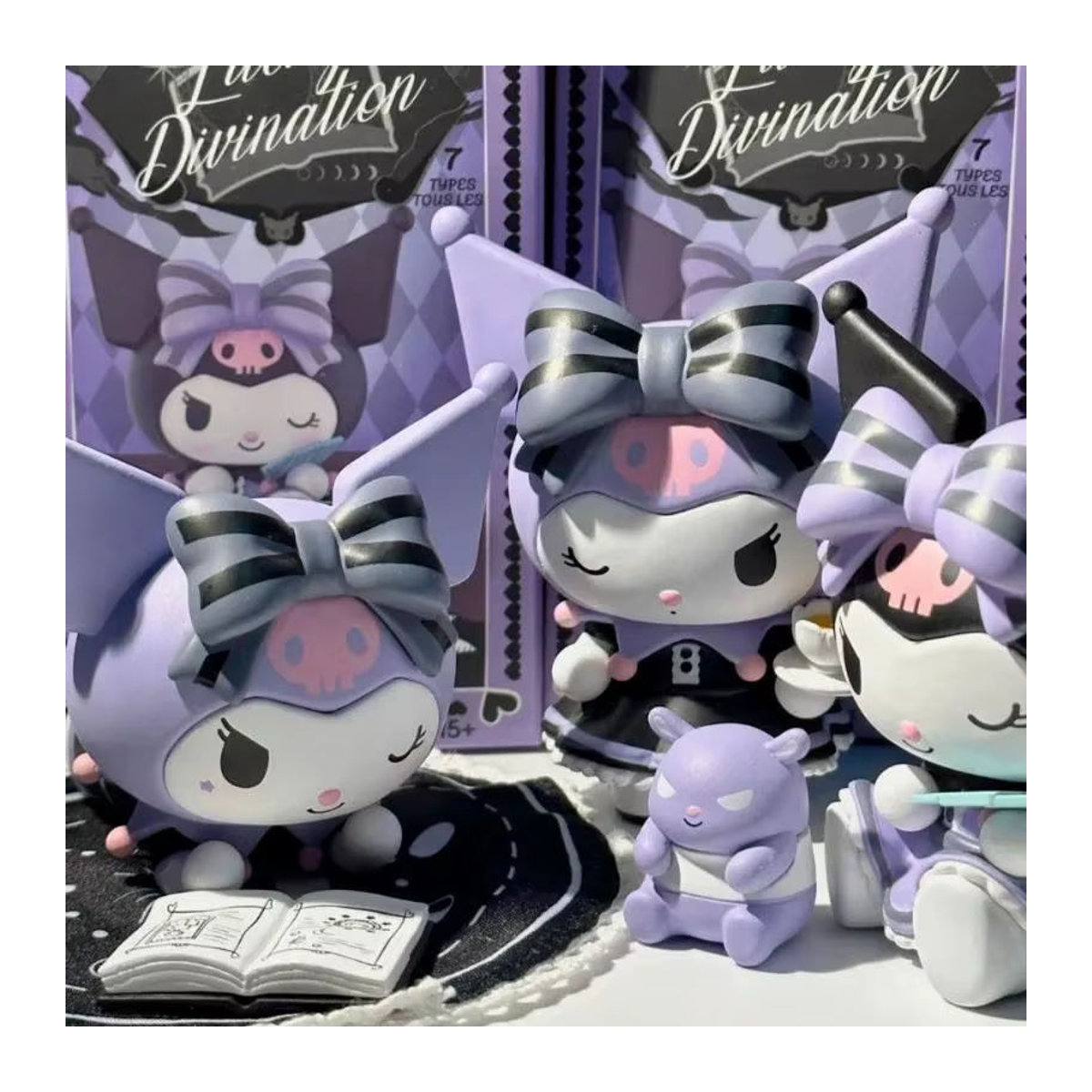 Keeppley Anime-Figur Sanrio Charakter Dekoration aus Kunststoff in Lila - Bild 3