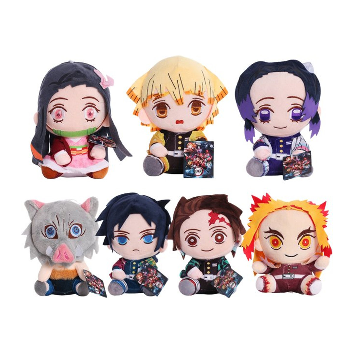 Keeppley Anime Figuren Set mit Tanjiro, Rengoku und Zenitsu, mehrfarbig, Höhe: 20 cm - Bild 1