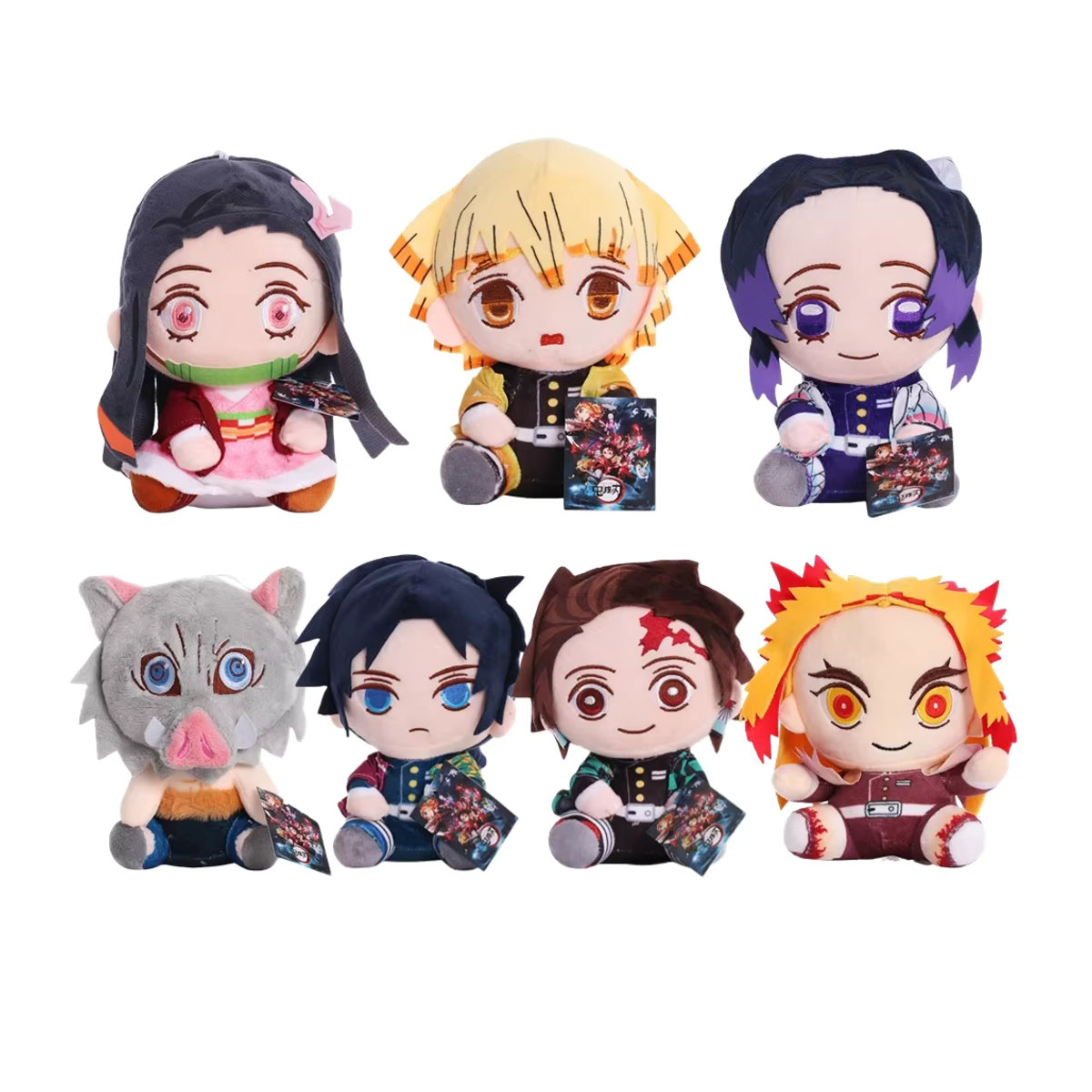 Keeppley Anime Figuren Set mit Tanjiro, Rengoku und Zenitsu, mehrfarbig, Höhe: 20 cm - Bild 3