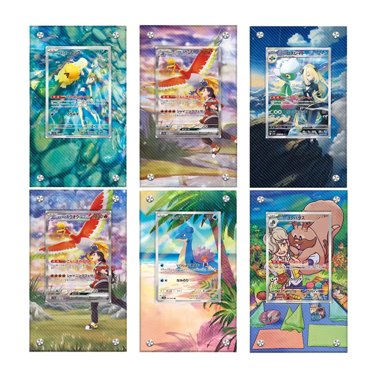 Keeppley Pokemon Acryl Display Stand mit Misty, Ash Ketchum, Psyduck, Lapras und Cynthia, mehrfarbig - Bild 5