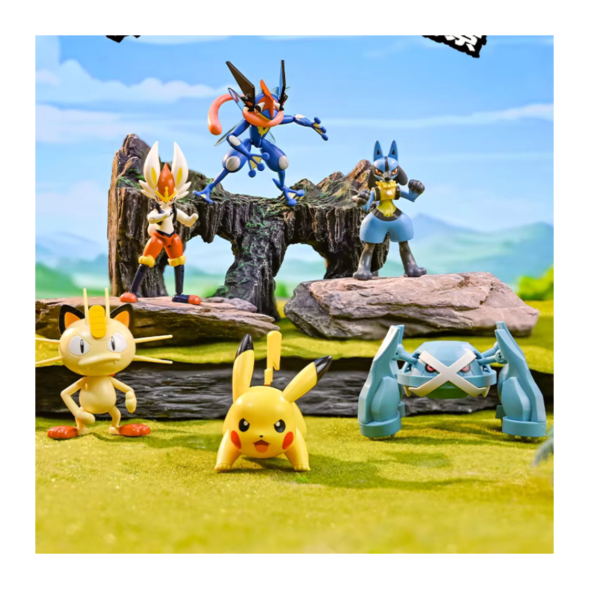 Keeppley Pokemon Montage Modell Pikachu und Charizard Action Figure aus Kunststoff, mehrfarbig - Bild 3