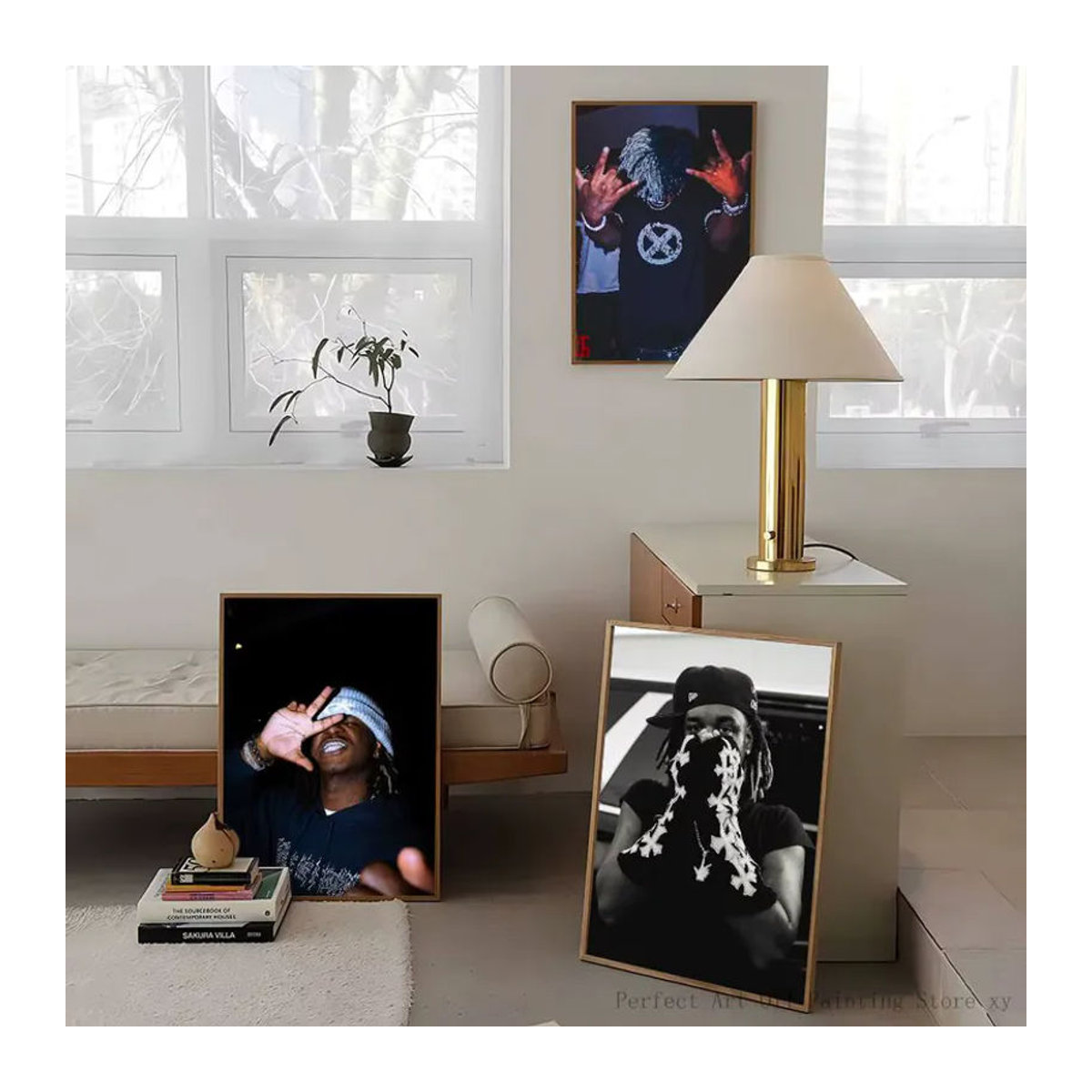 Ken Carson Poster-Aufkleber in Mehrfarbig mit Sternen als wasserfeste Wanddekoration für dein Wohnzimmer oder Schlafzimmer - Bild 4