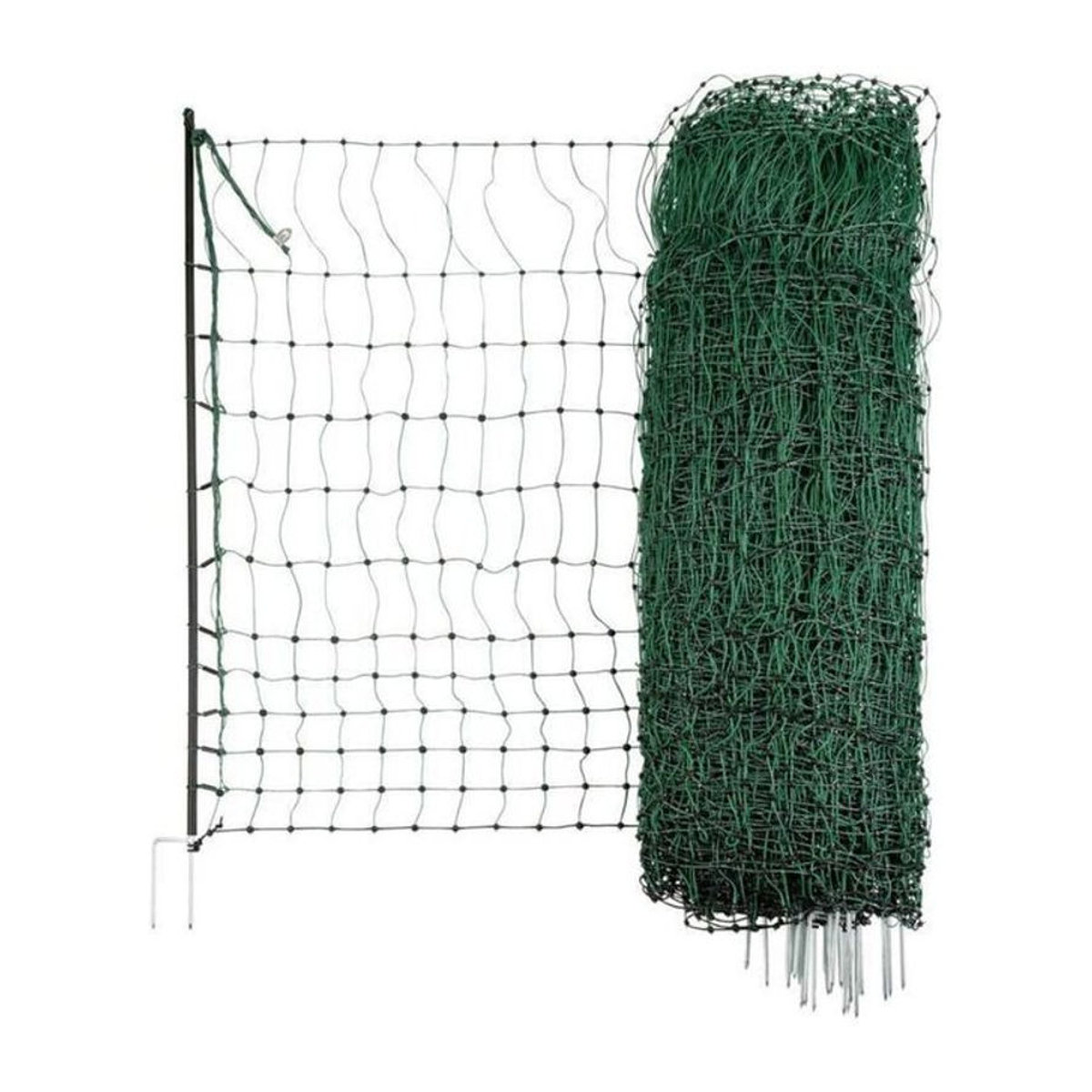 Kerbl Geflügelnetz aus Kunststoff in Grün, Höhe: 106 cm, Länge: 50 m - Bild 1