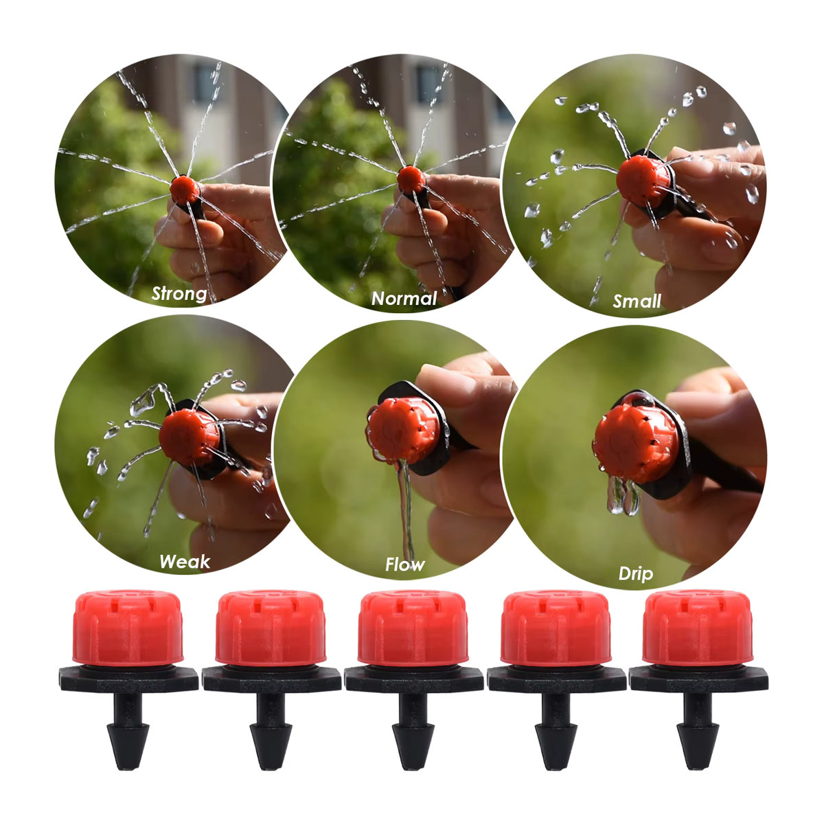 KESLA Micro Drip Bewässerungssystem mit automatischer Steuerung und Schlauch für Garten und Gewächshaus, Multicolor - Bild 2