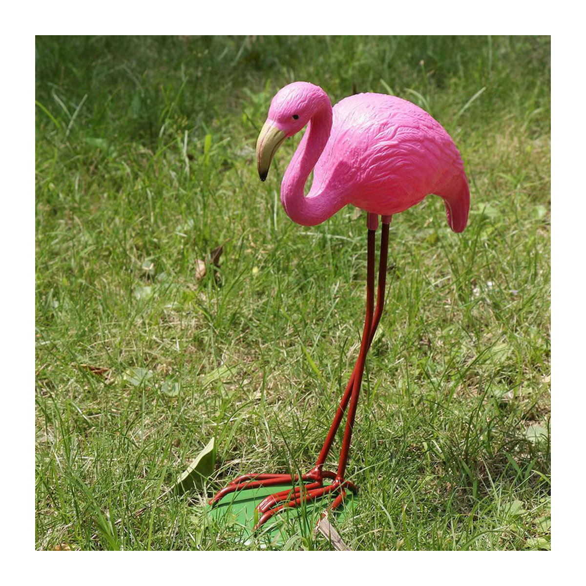 Kesoto Flamingo-Statuen in Rosa zur Gartendekoration, Höhe: 30 cm, Breite: 21,5 cm - Bild 3
