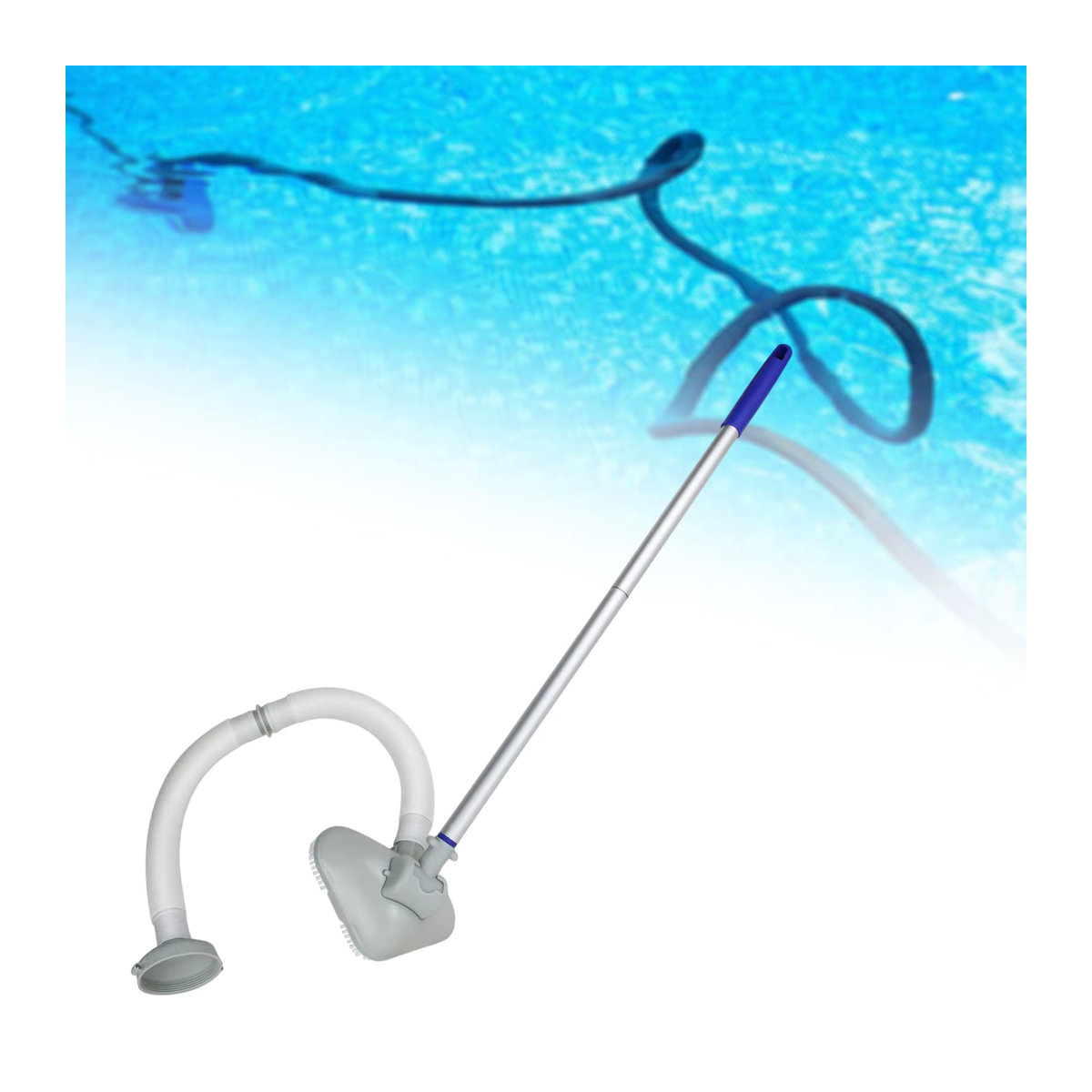 Kesoto Schwimmbad-Staubsauger-Schlauch-Set zur Reinigung von SPA, Whirlpool, Teich, Boden und Wänden - Bild 5