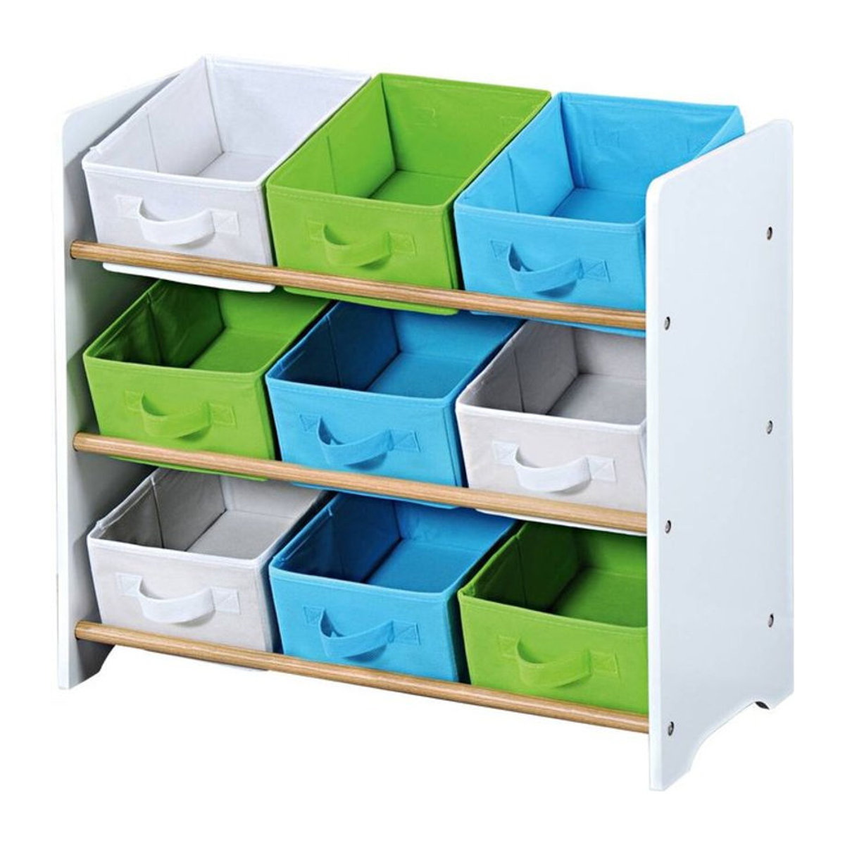 Kesper Aufbewahrungsregal aus Holz in Weiß im skandinavischen Design B/H/T: 65 x 60 x 30 cm - Bild 1