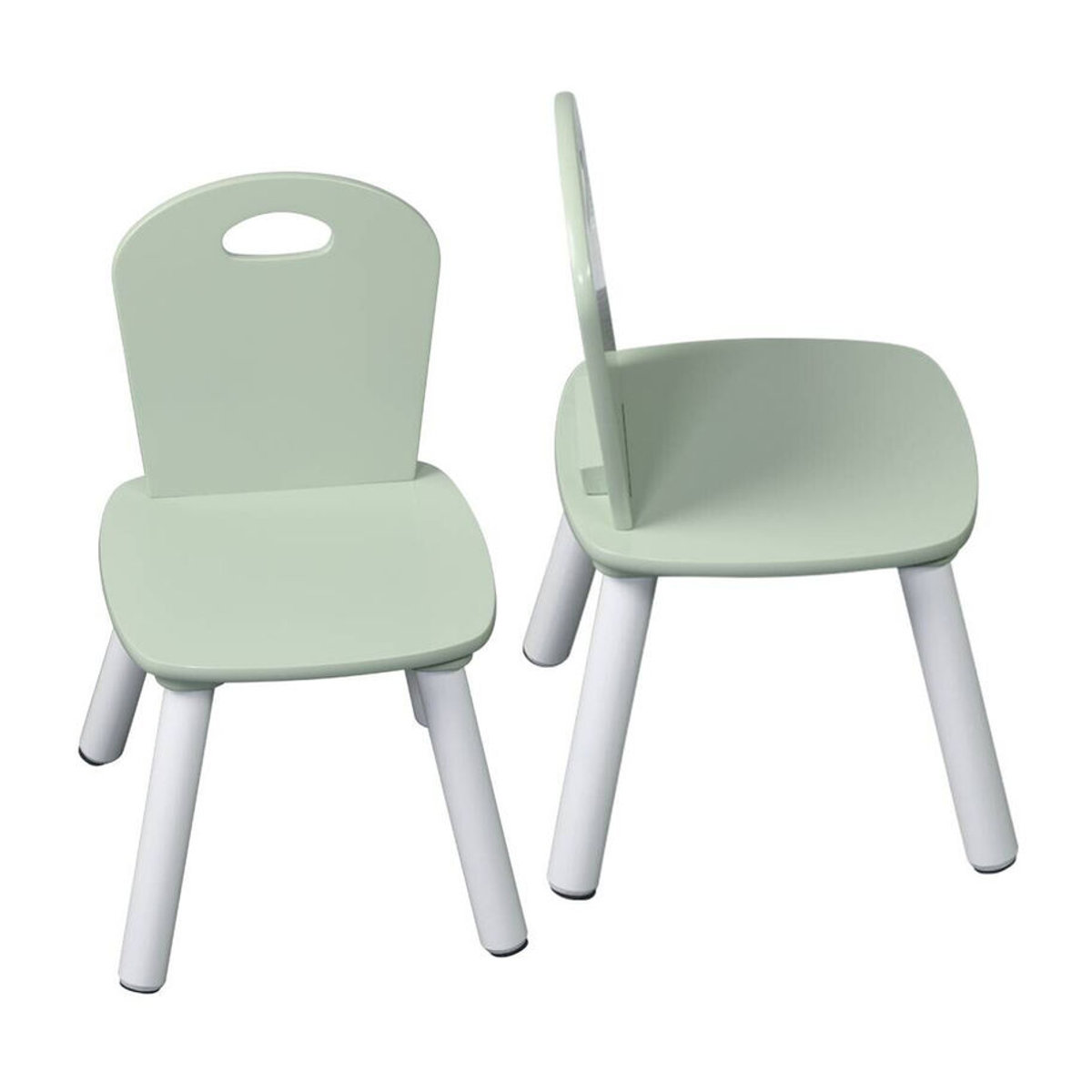 Kesper Kindertisch mit 2 Stühlen in Grün, B/H/L: 55 x 45 x 55 cm - Bild 1