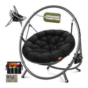 KESSER BALI Hängesessel mit Gestell und Kissen für Indoor und Outdoor