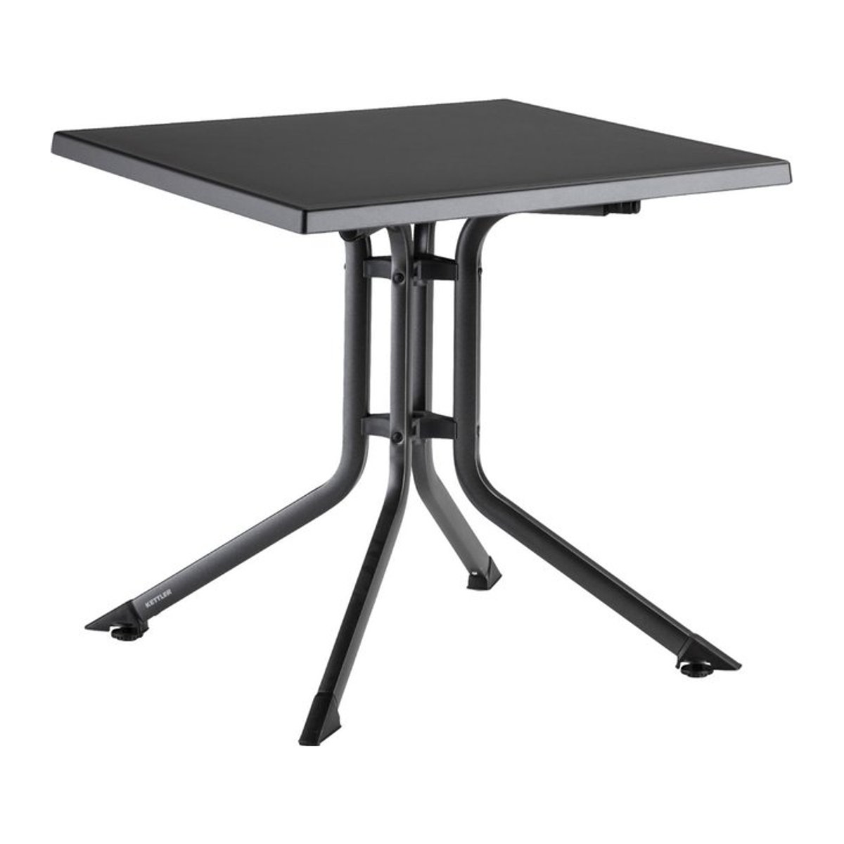 Kettler Klapptisch Boulevard in Anthrazit, quadratisch, B/T/H: 80 x 80 x 74 cm - Bild 1