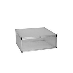 KGT Frühbeet 210 aus Aluminium und Polycarbonat in Alufarben