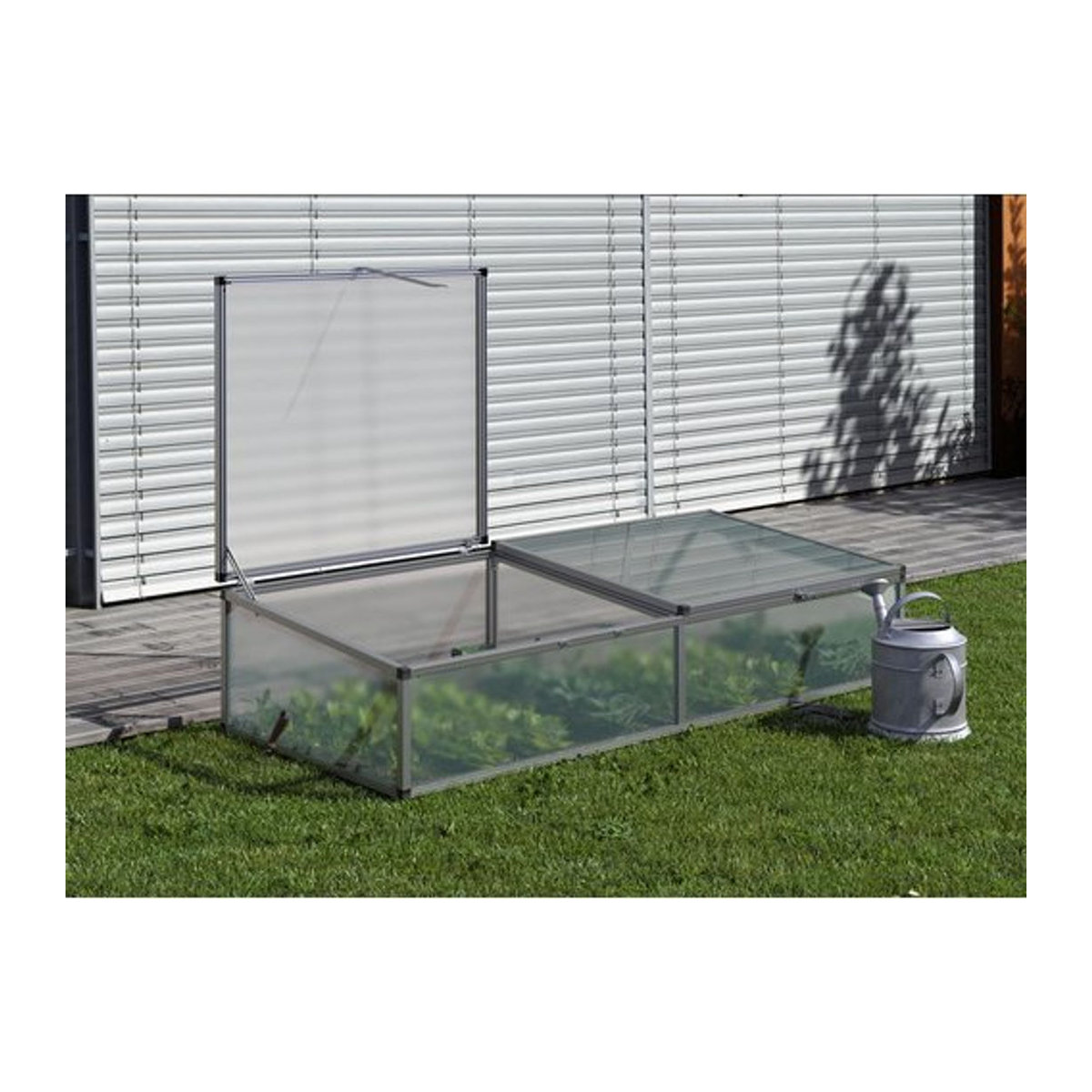 KGT Frühbeet 210 aus Aluminium und Polycarbonat in Alufarben - Bild 2