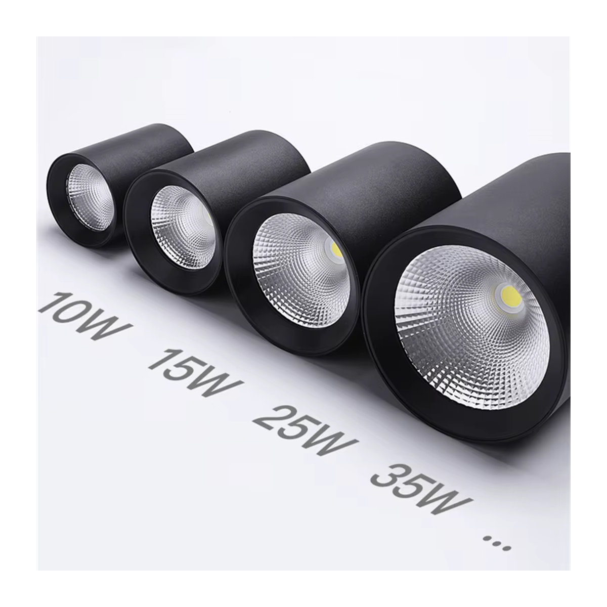 Khelse LED COB Decken-Downlights Weiß Minimalistisch zur Oberflächenmontage mit Anti-Glare Effekt - Bild 4