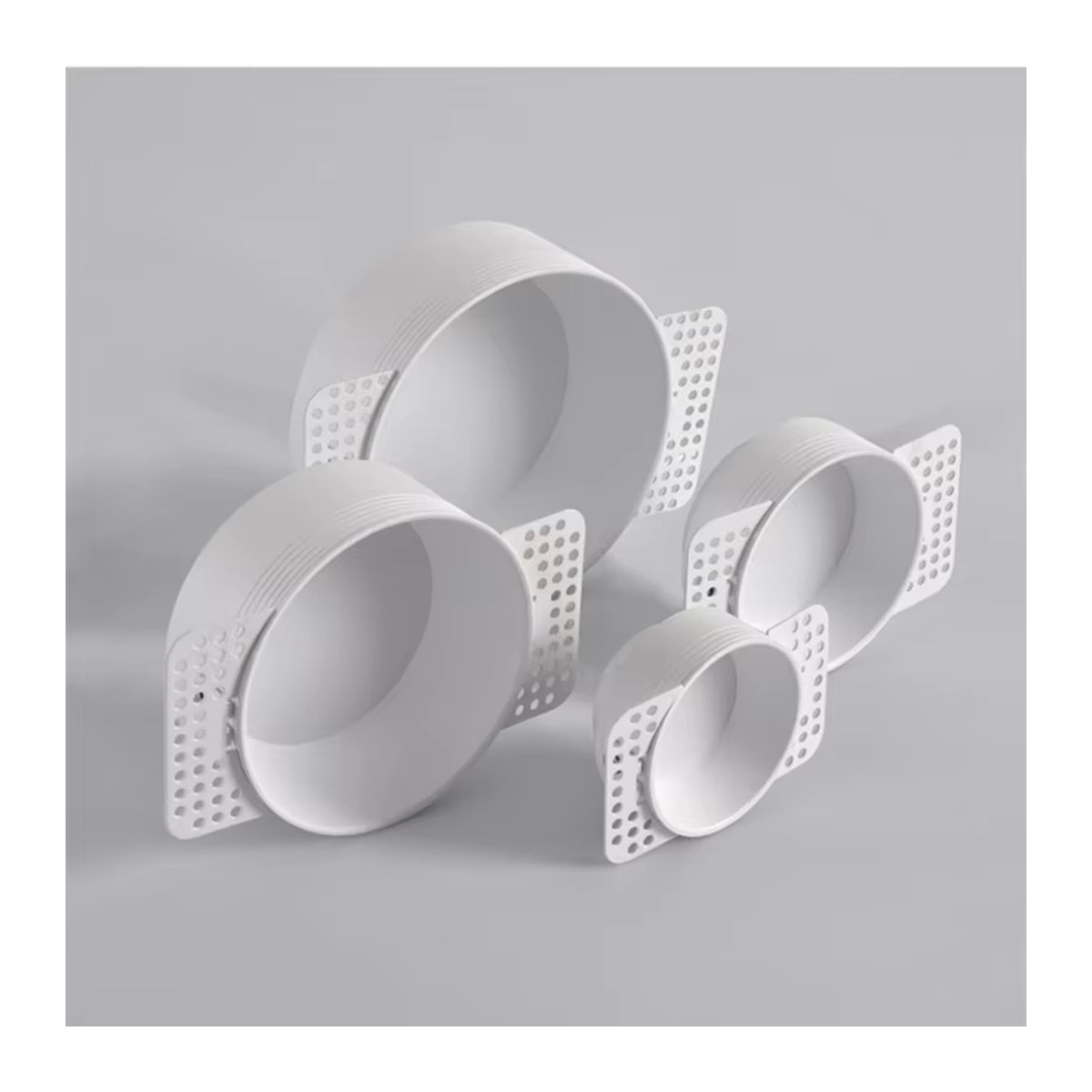 Khelse Rahmenloses LED Einbau Downlight in Weiß, Dimmbarer Einbaustrahler für Wohnzimmer, Flur und Schlafzimmer - Bild 3