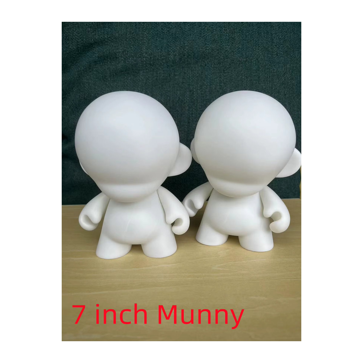 Kidrobot Munny DIY Kunstfigur Weiß – Do It Yourself Vinyl Spielzeug für Kunststudenten und Kinder - Bild 2