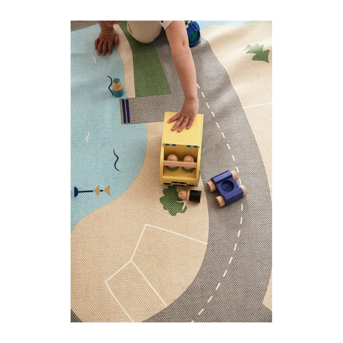 Kids Concept Spielteppich Aiden mehrfarbig gewebt - Bild 1