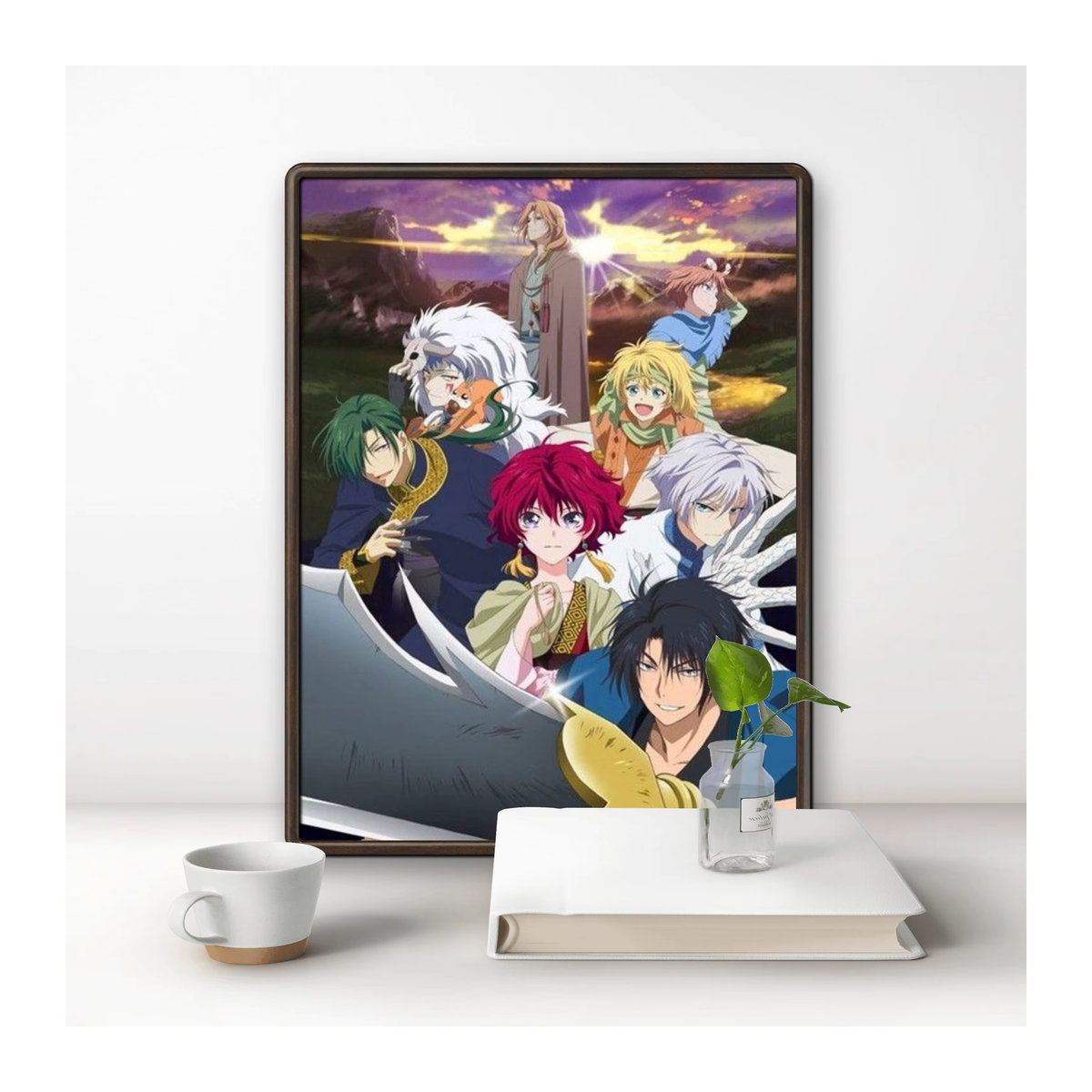Kidsland Yona des Morgens Diamantmalerei DIY 5D Kreuzstich Mosaik Kunst Set Japan Anime Cartoon Mehrfarbig - Bild 1
