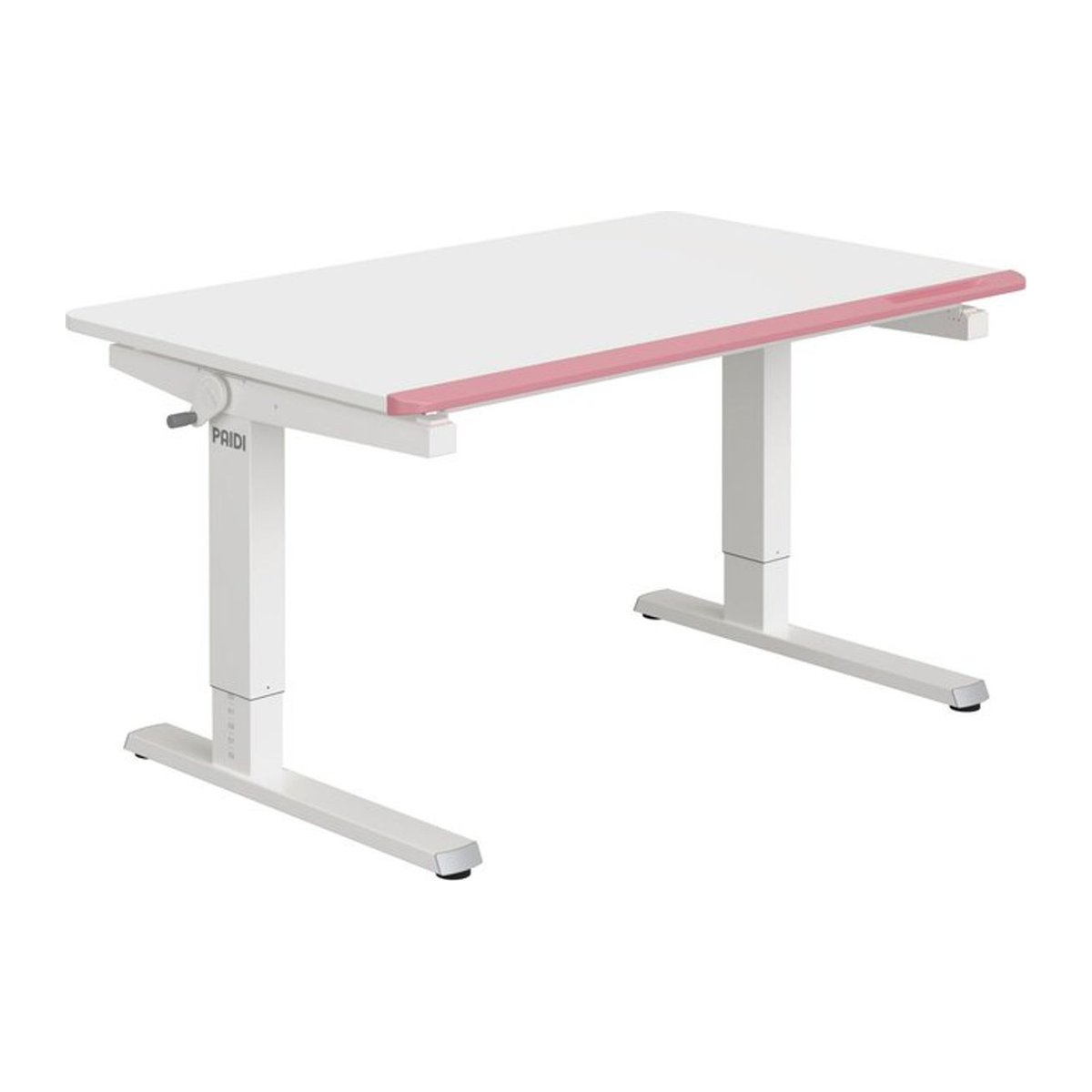 Kinderschreibtisch Paidi Teenio 120 in Weiß, Rosa oder Bunt, Holz, B/T/H: 120 x 75 x 75 cm - Bild 1