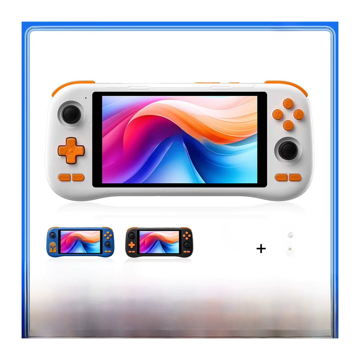 KINHANK K56 Handheld-Spielekonsole mit 5,5 Zoll Touchscreen, Android 14, 5000 mAh Akku und 27000 Spielen in Weiß - Bild 6