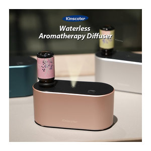 Kinscoter Elektrischer Aromatherapie-Diffusor Wasserlos für Ätherische Öle in Schwarz oder Weiß