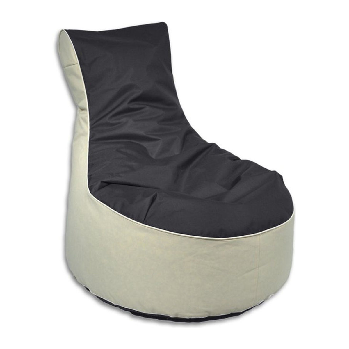Kinzler Lounge Sessel Bicolour Minimalistisch in Anthrazit oder Schwarz/Weiß - Bild 1